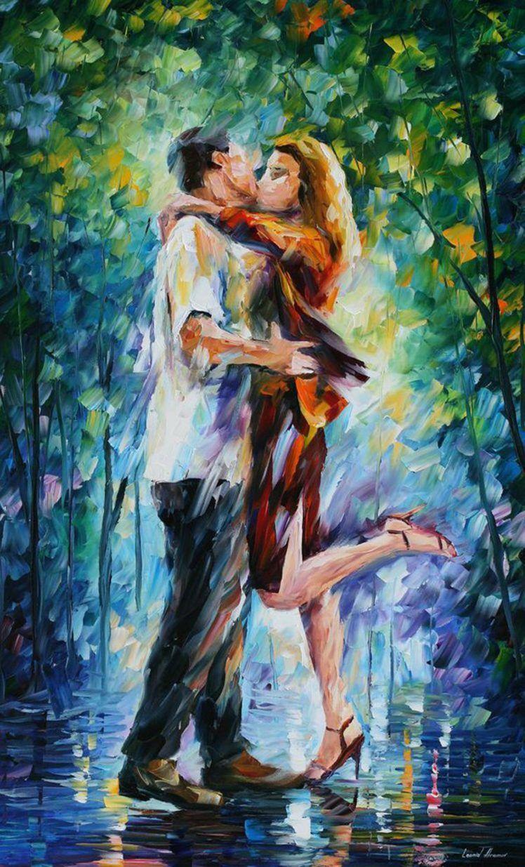 748x1235 Love Painting Wallpaper