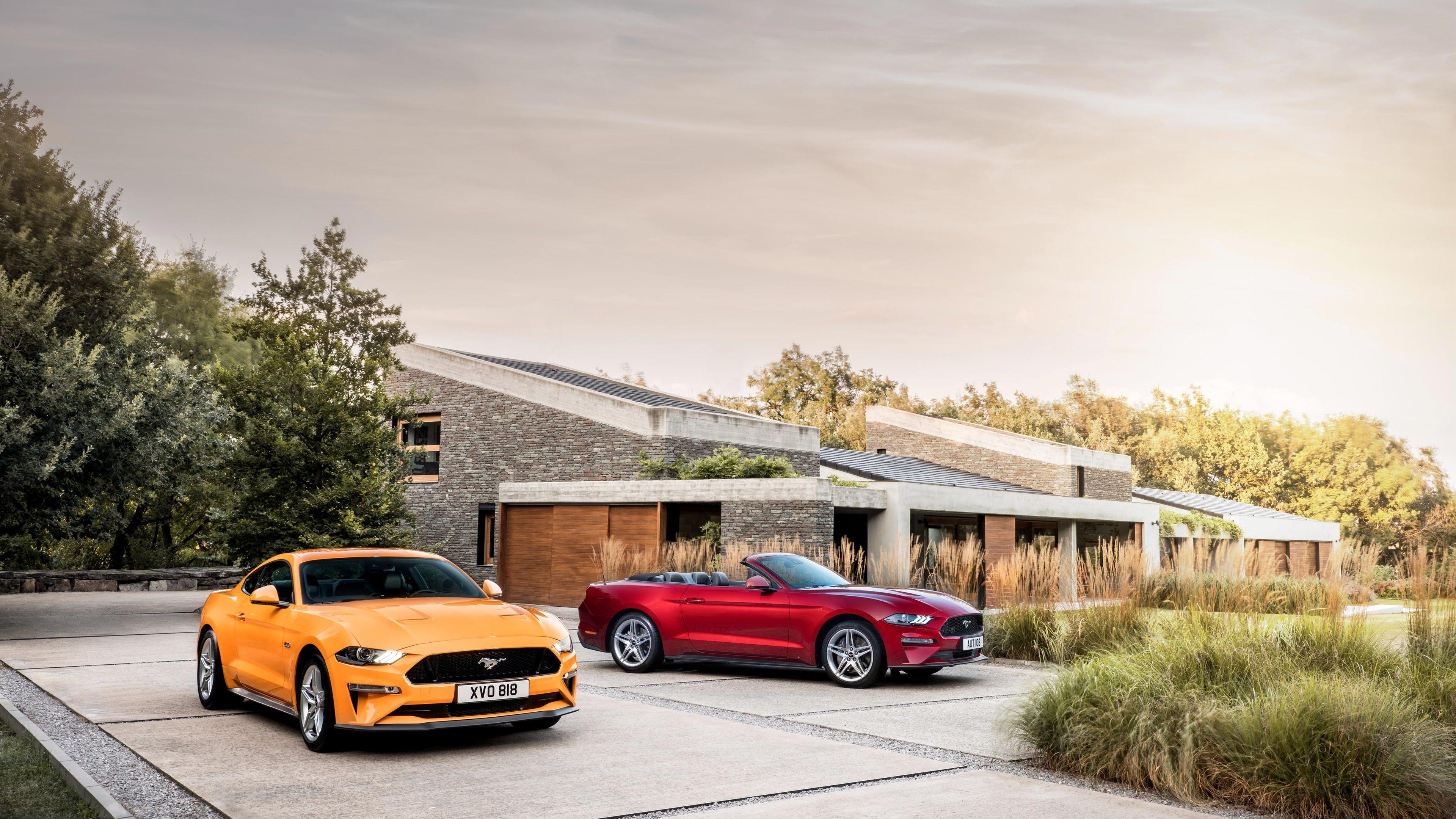 3840x2160 Wallpaper 4k Ford Mustang GT Fastback And EcoBoost Convertible Wallpaper