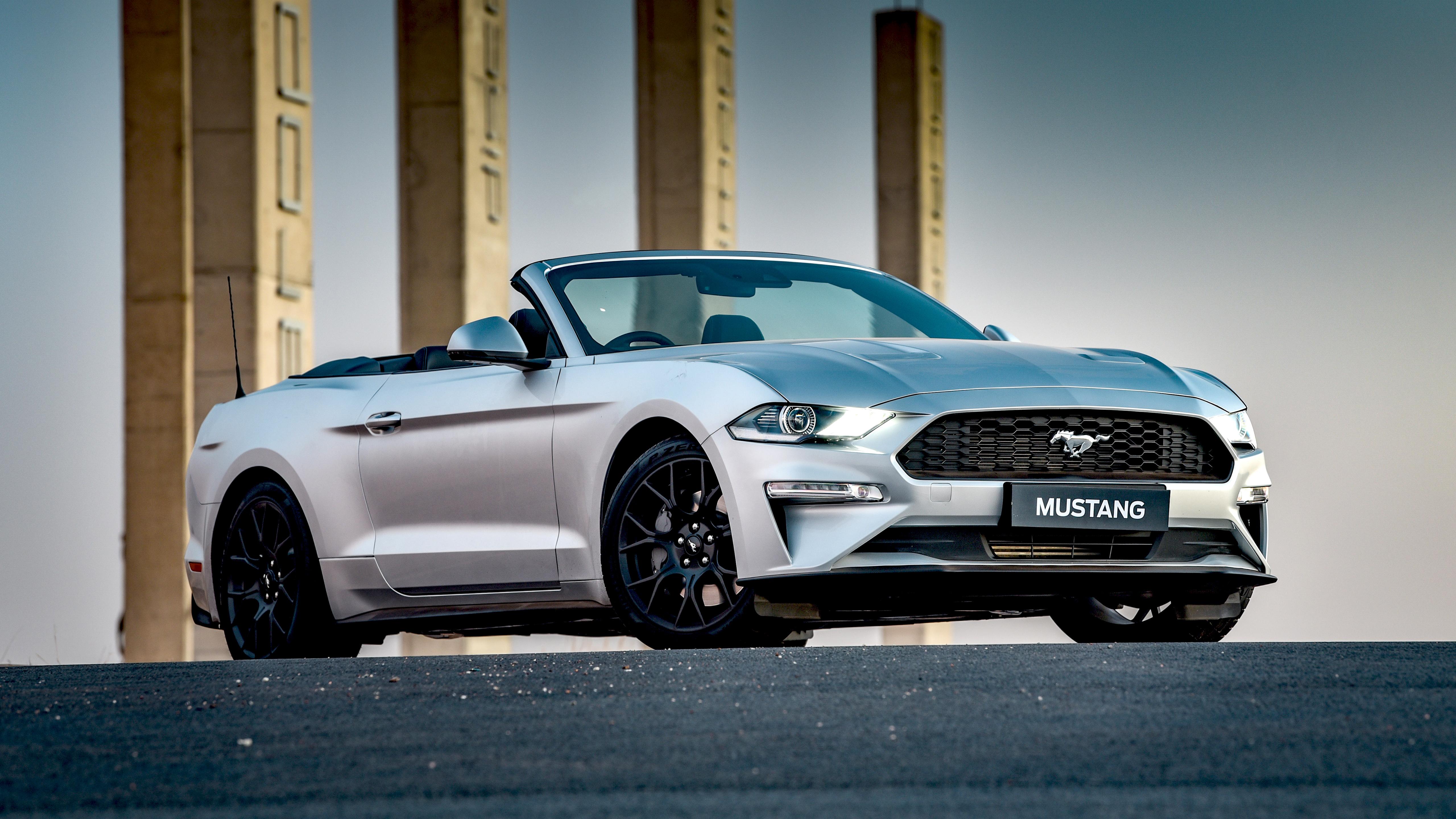 5120x2880 Ford Mustang EcoBoost Convertible 2019 5K 2 Wallpaper. HD Car Wallpaper