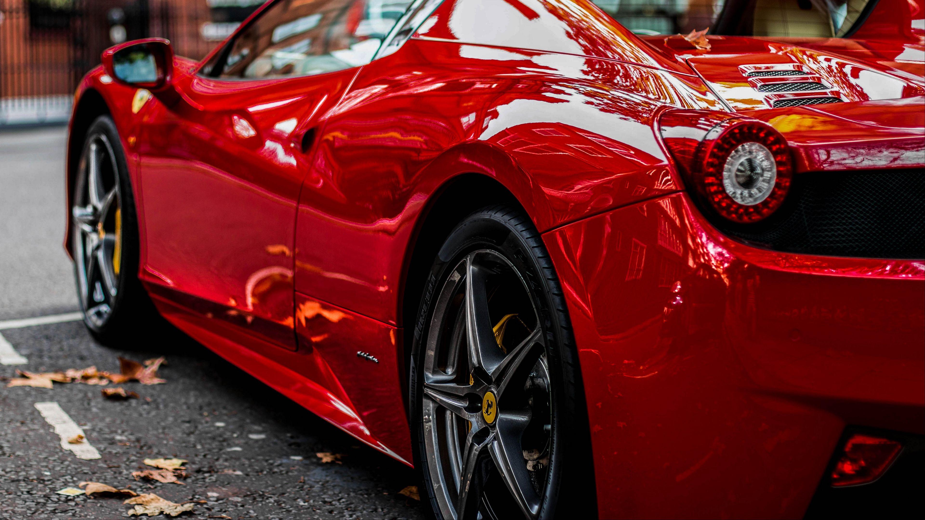 3840x2160 sports car, red, rear view 4k sports car, red, rear view. Sports car, Car wallpaper, Car