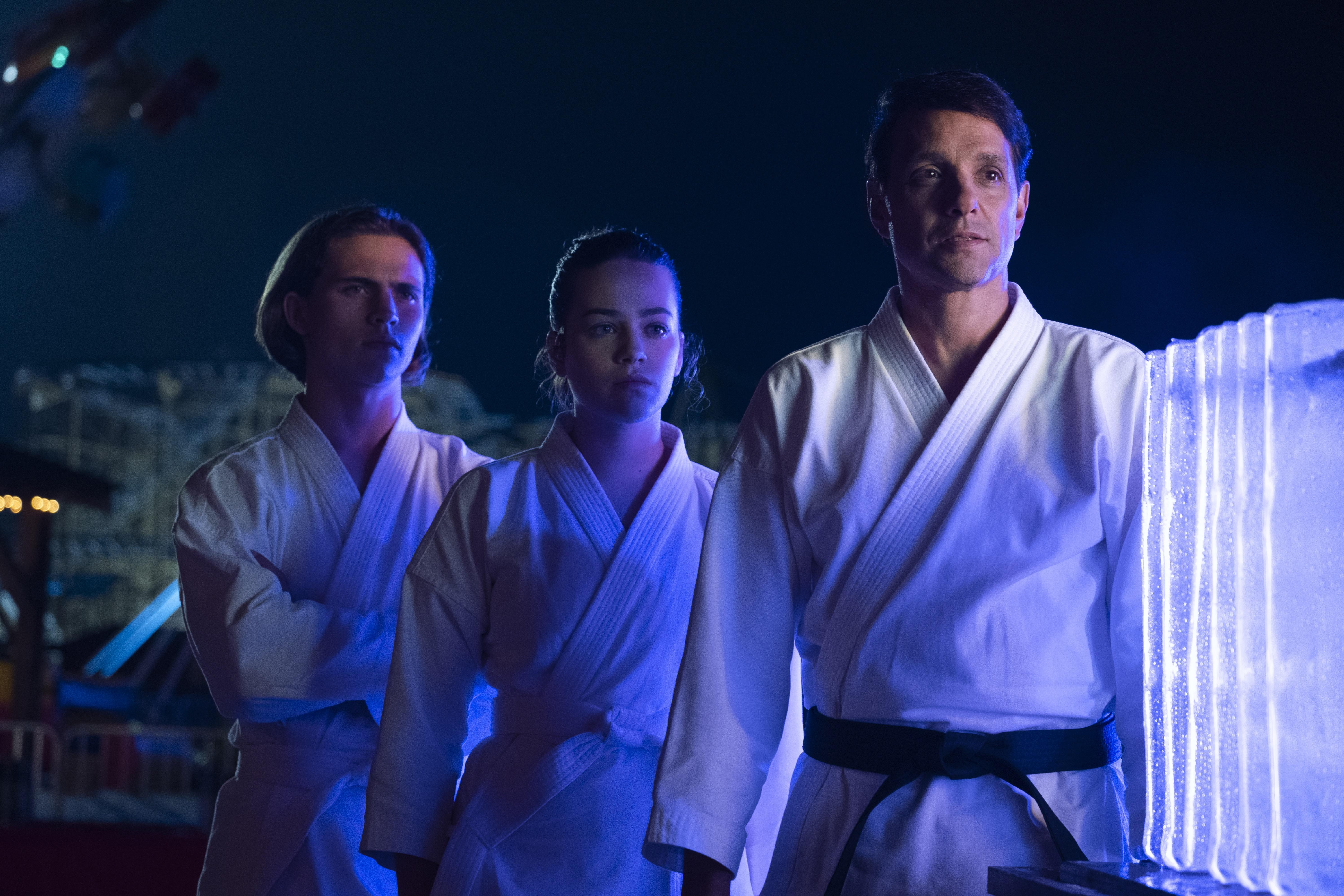 6000x4000 Cobra Kai 4k Ultra HD Wallpaper, Tanner Buchanan, Mary Mouser, Daniel LaRusso, Samantha LaRusso, Ralph Macchio, Robby Keene Gallery HD Wallpaper