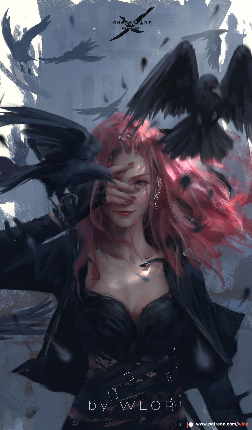 1059x1800 lenia (ghostblade) drawn