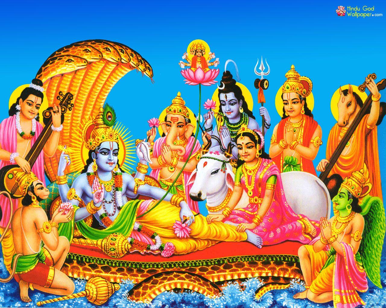 1280x1024 Brahma Vishnu Mahesh. Vishnu, Hindu gods, Lord vishnu