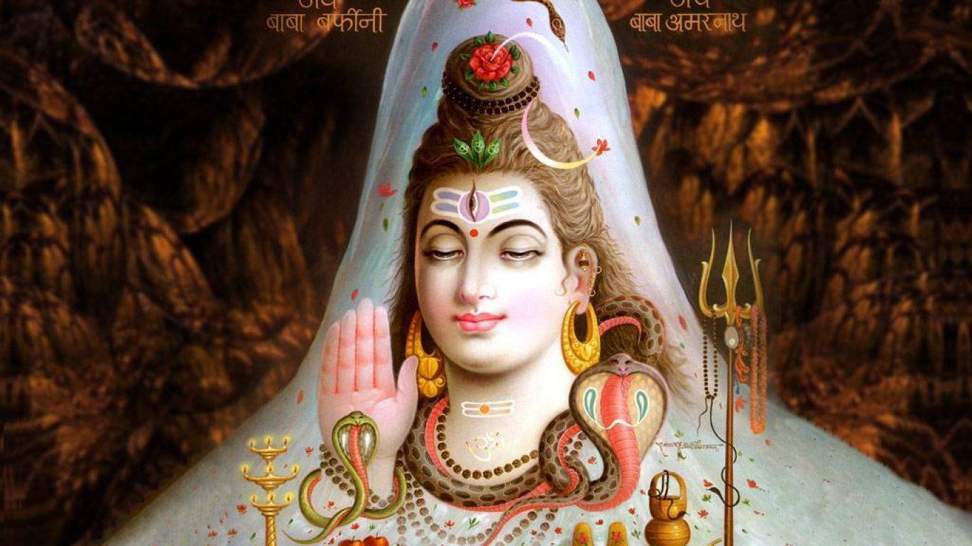 1366x768 Shiv Shankar Bhole Nath Lord Shiva Amarnath Shivling