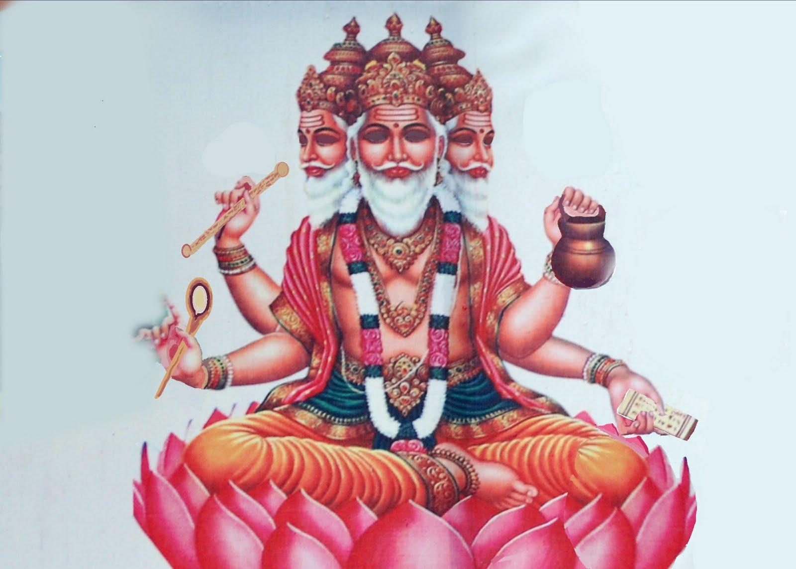 1600x1143 Best Lord Brahma Image. Download God Brahma Photo Wallpaper