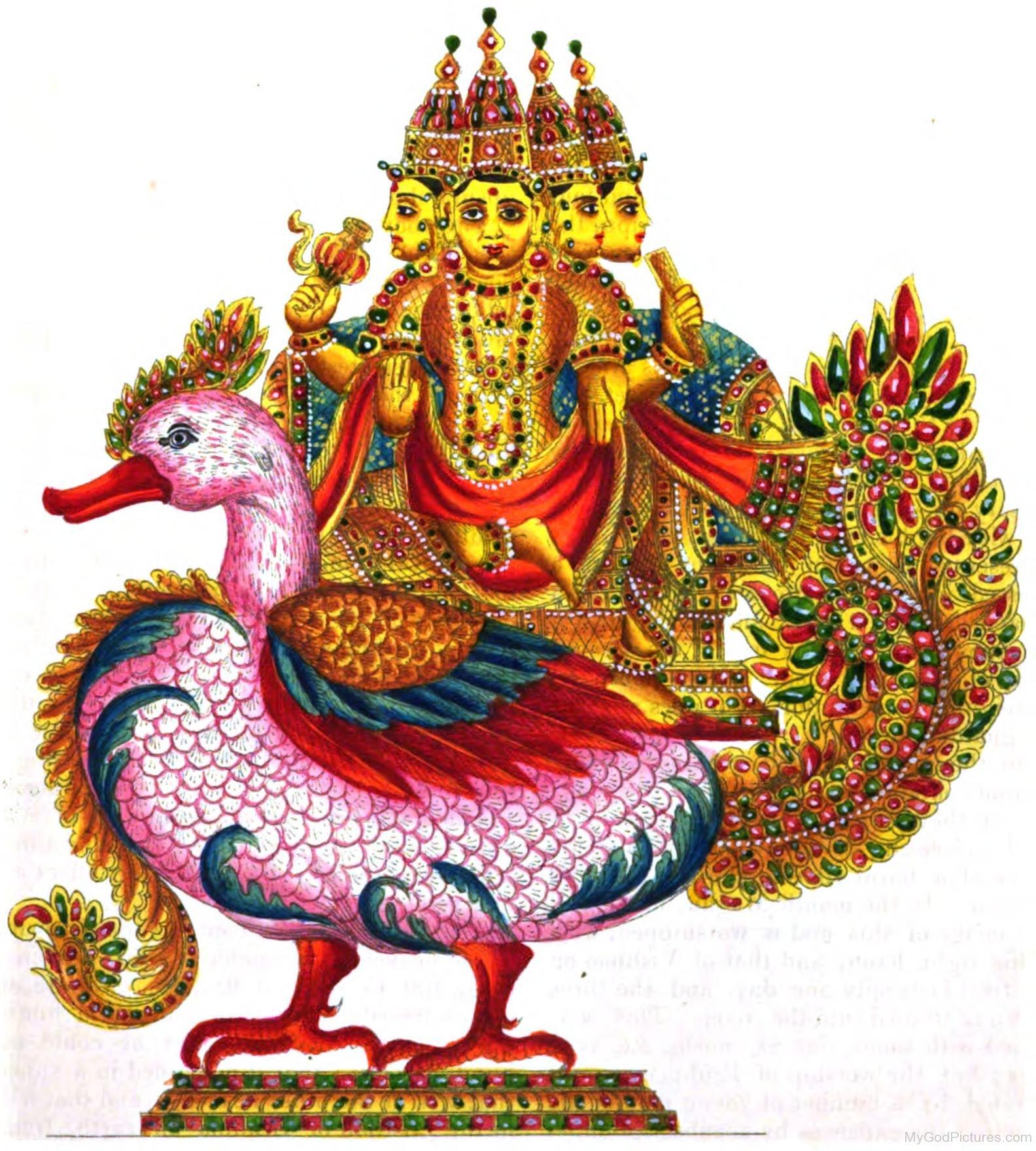 1584x1760 Photo Of Lord Brahma
