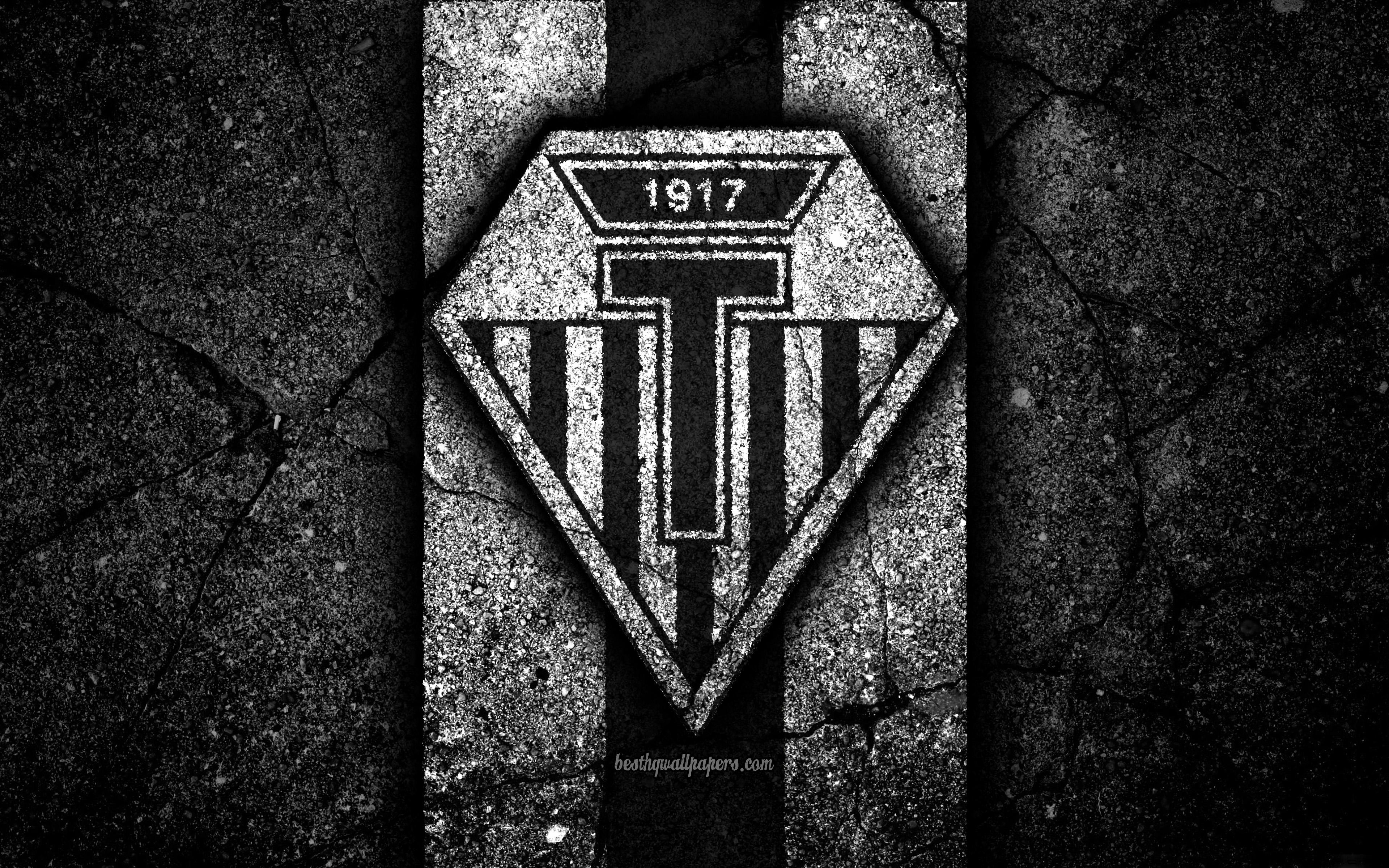 3840x2400 Download wallpaper Torpedo Minsk FC, 4k, logo, soccer, black stone, Vysshaya Liga, grunge, football club, Belarusian football club, Torpedo Minsk, Belarus, asphalt texture, FC Torpedo Minsk for desktop with resolution 3840x2400. High