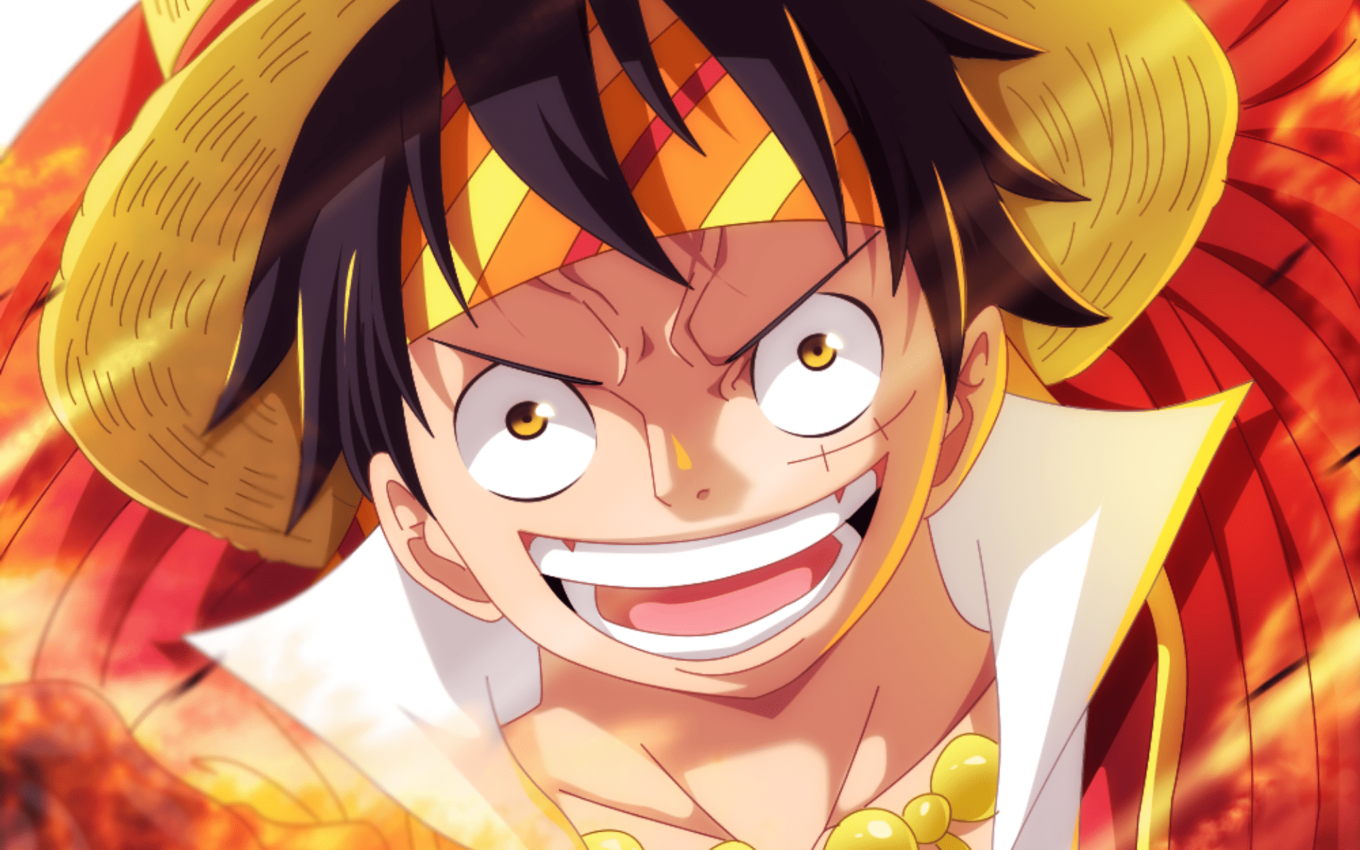 1920x1200 Download wallpaper Monkey D Luffy, portrait, artwork, manga, One Piece for desktop with resolution 1920x1200. High Quality HD picture wallpaper