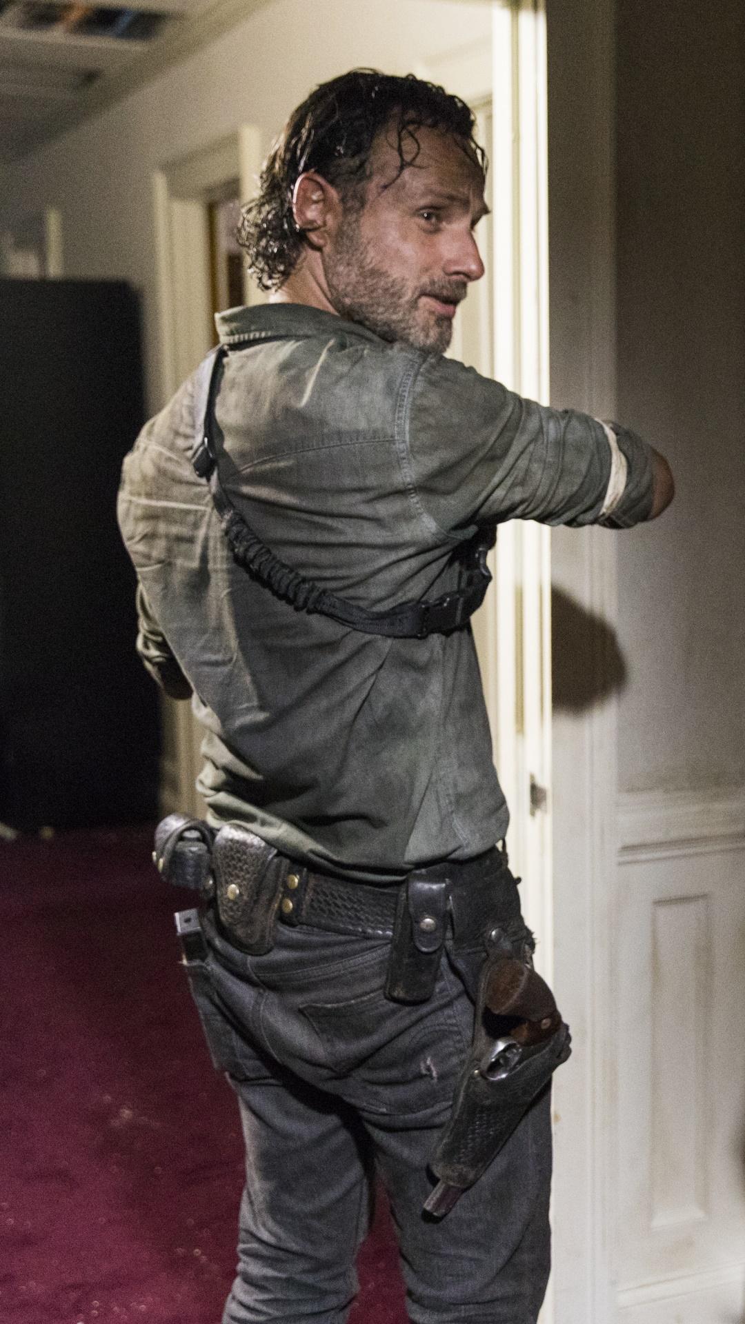 1080x1920 Wallpaper / TV Show The Walking Dead Phone Wallpaper, Andrew Lincoln, Norman Reedus, Rick Grimes, Daryl Dixon, 1080x1920 free download