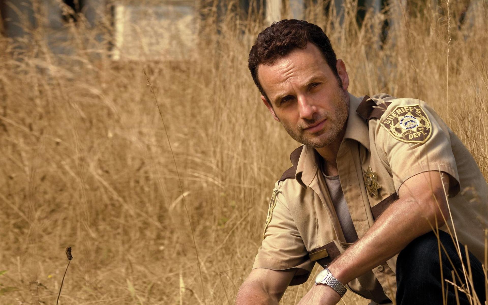 1920x1200 Download Wallpaper male the walking dead andrew lincoln rick grimes tv series, 1920x1200