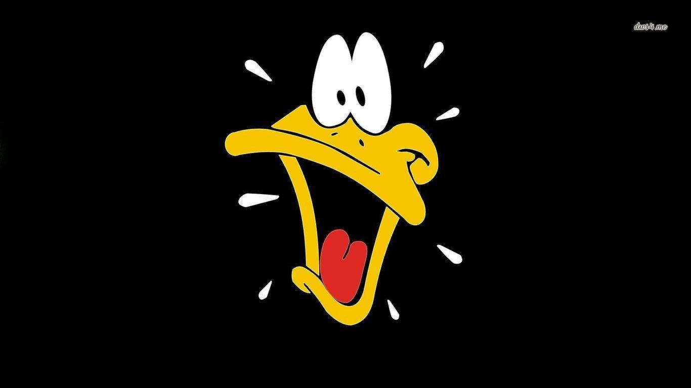 1366x768 computer wallpaper for daffy duck
