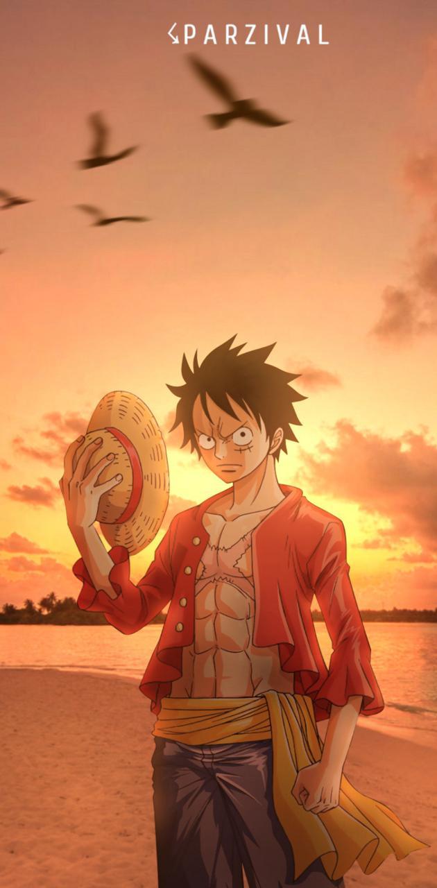 630x1280 Luffy Badass Wallpaper