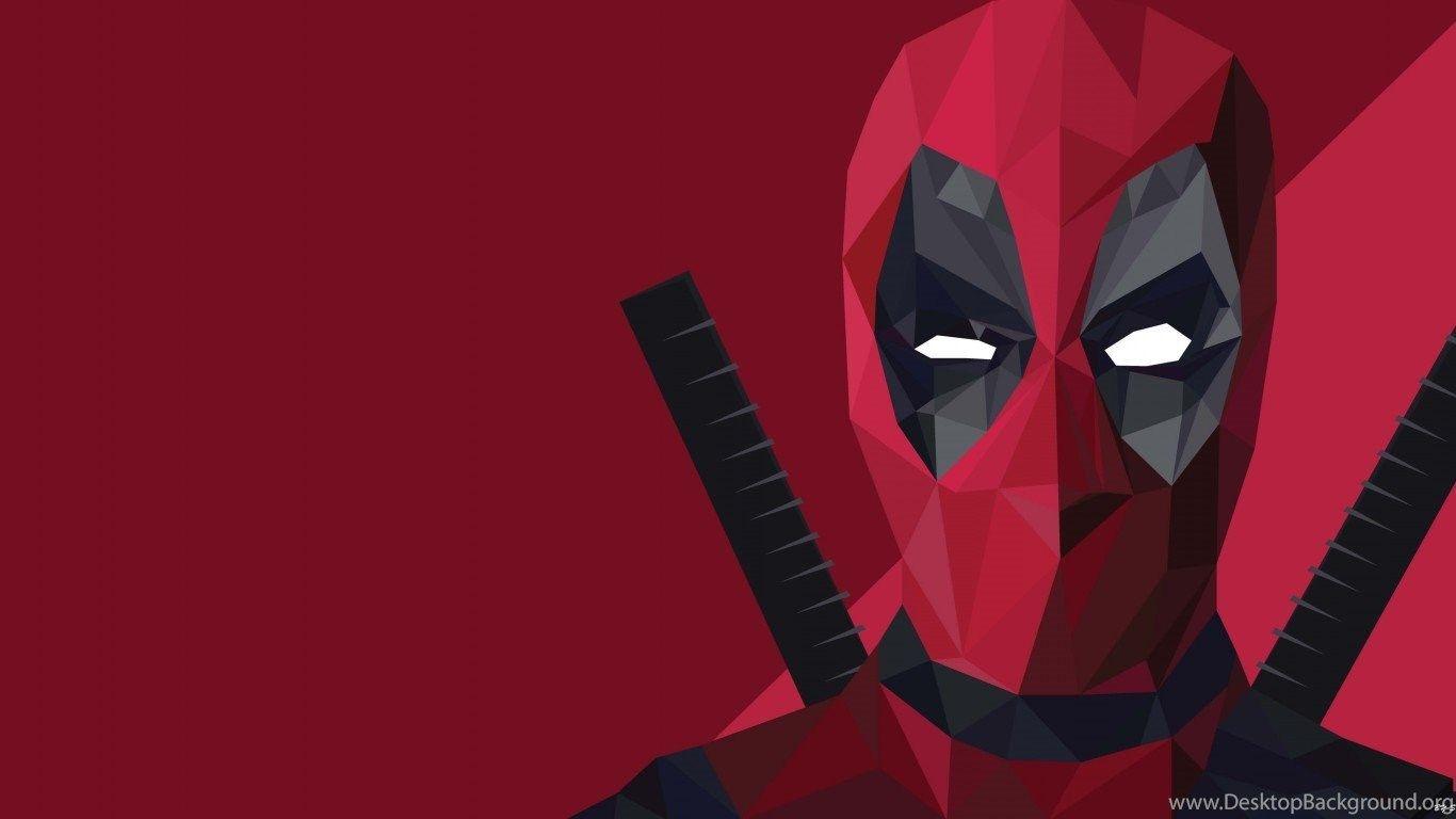 1366x768 Download Low Poly Deadpool HD Wallpaper For 1366 X 768. Desktop