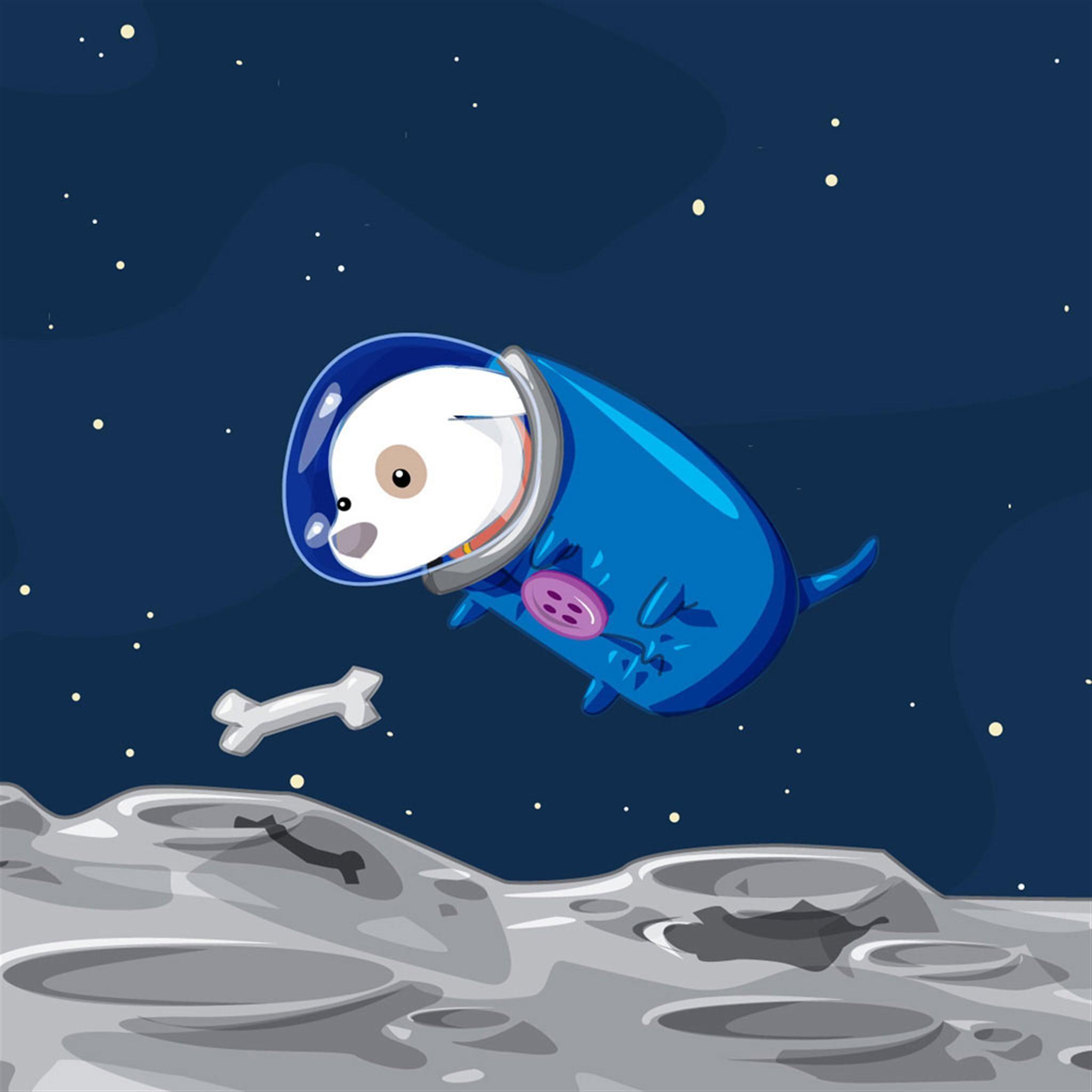 2048x2048 Space Animated Wallpaper