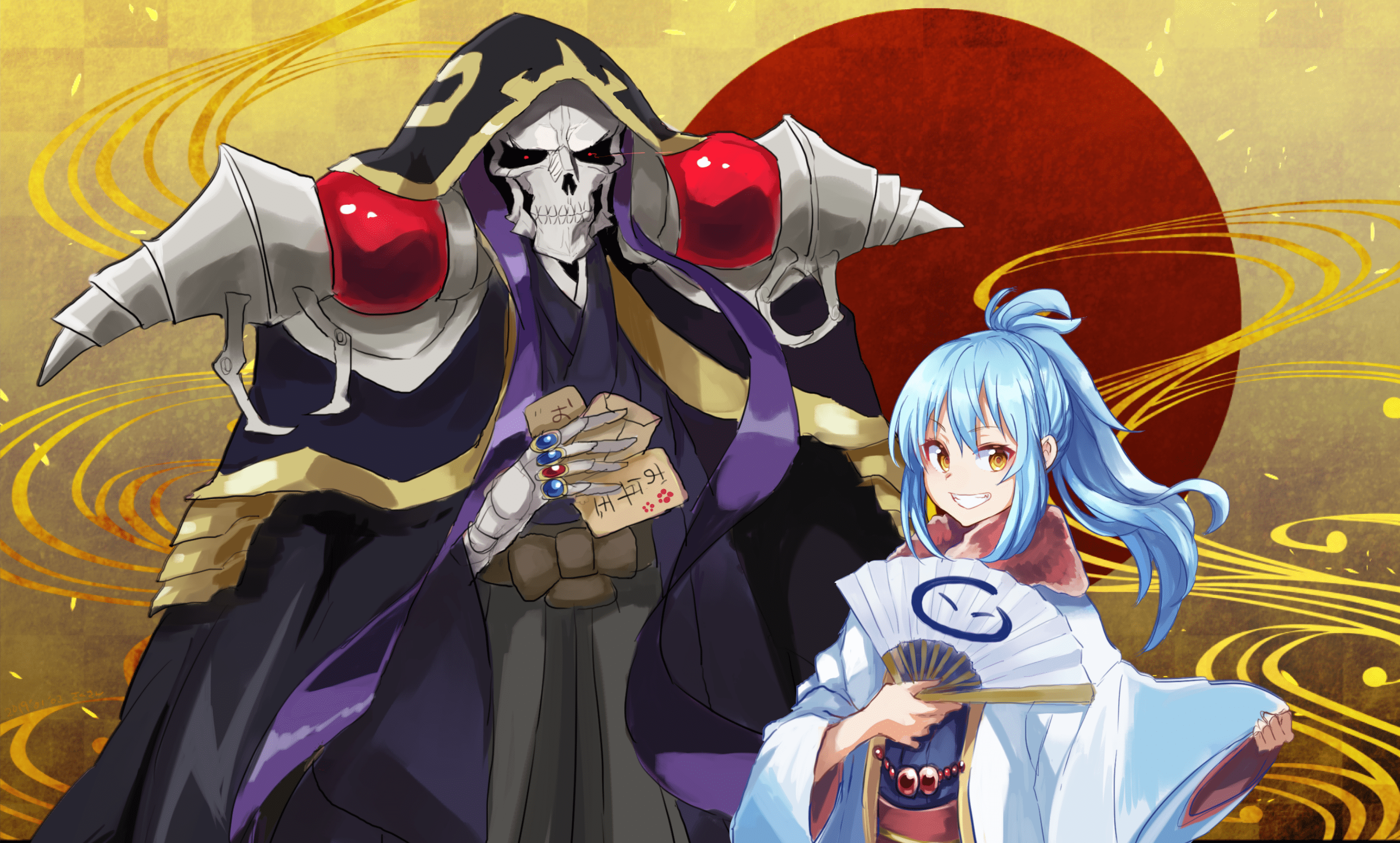 2880x1734 That Time I Got Reincarnated as a Slime HD Wallpaper and Background