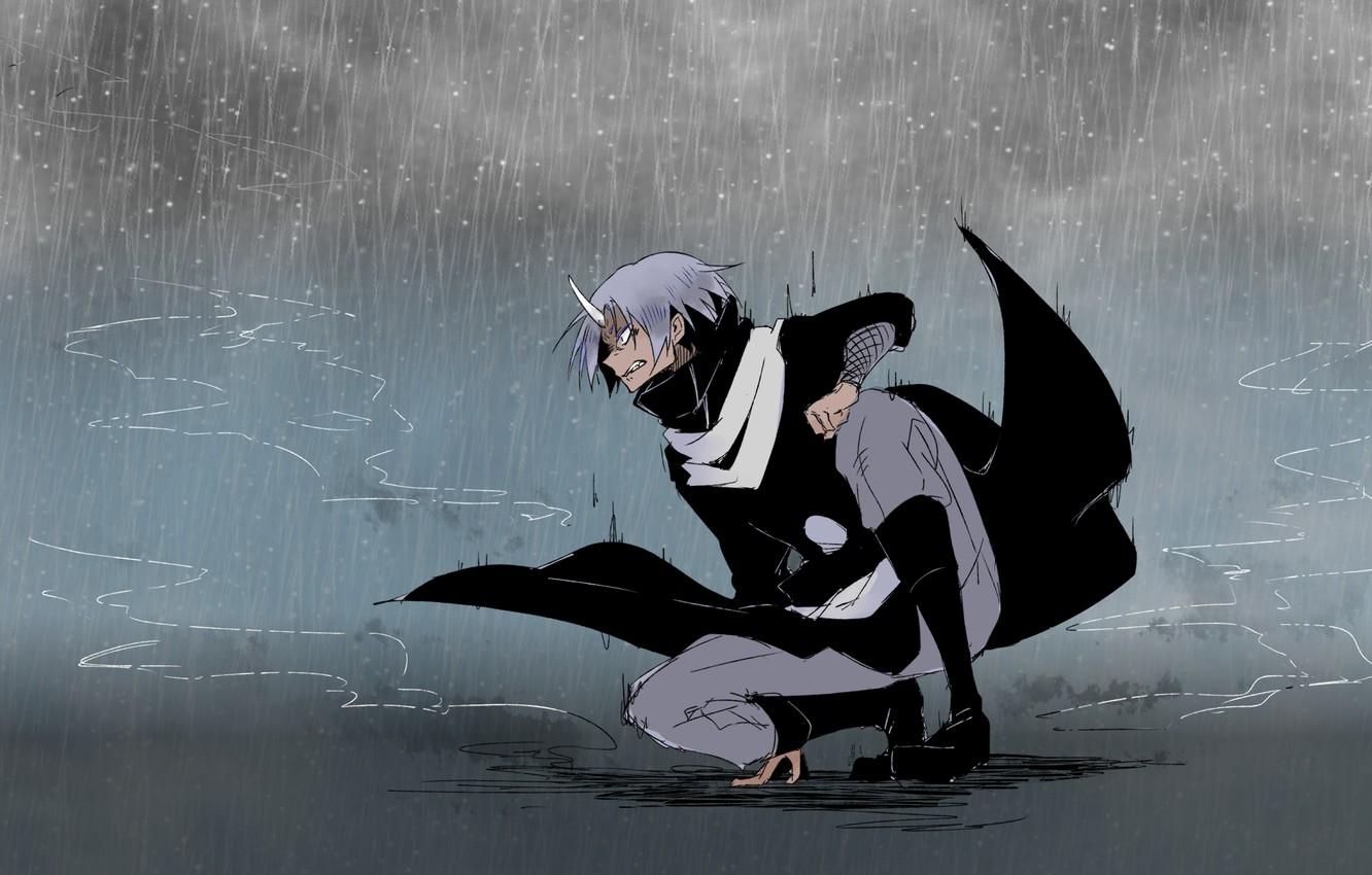 1332x850 Wallpaper rain, the demon, guy, Diablo, That Time I Got Reincarnated as a Slime, Tensei Shitara Slime datta ken image for desktop, section сёнэн