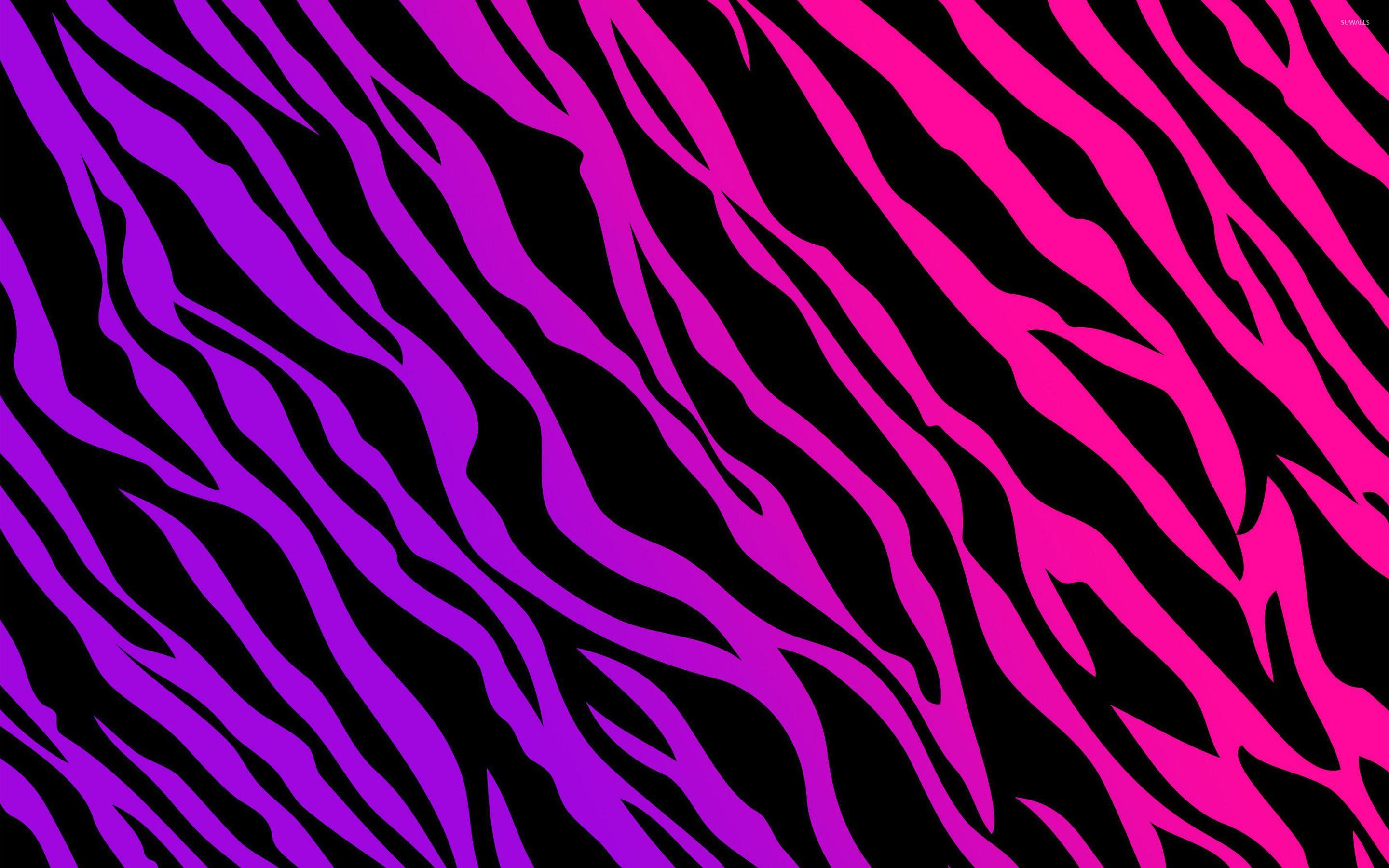 pink zebra print wallpaper