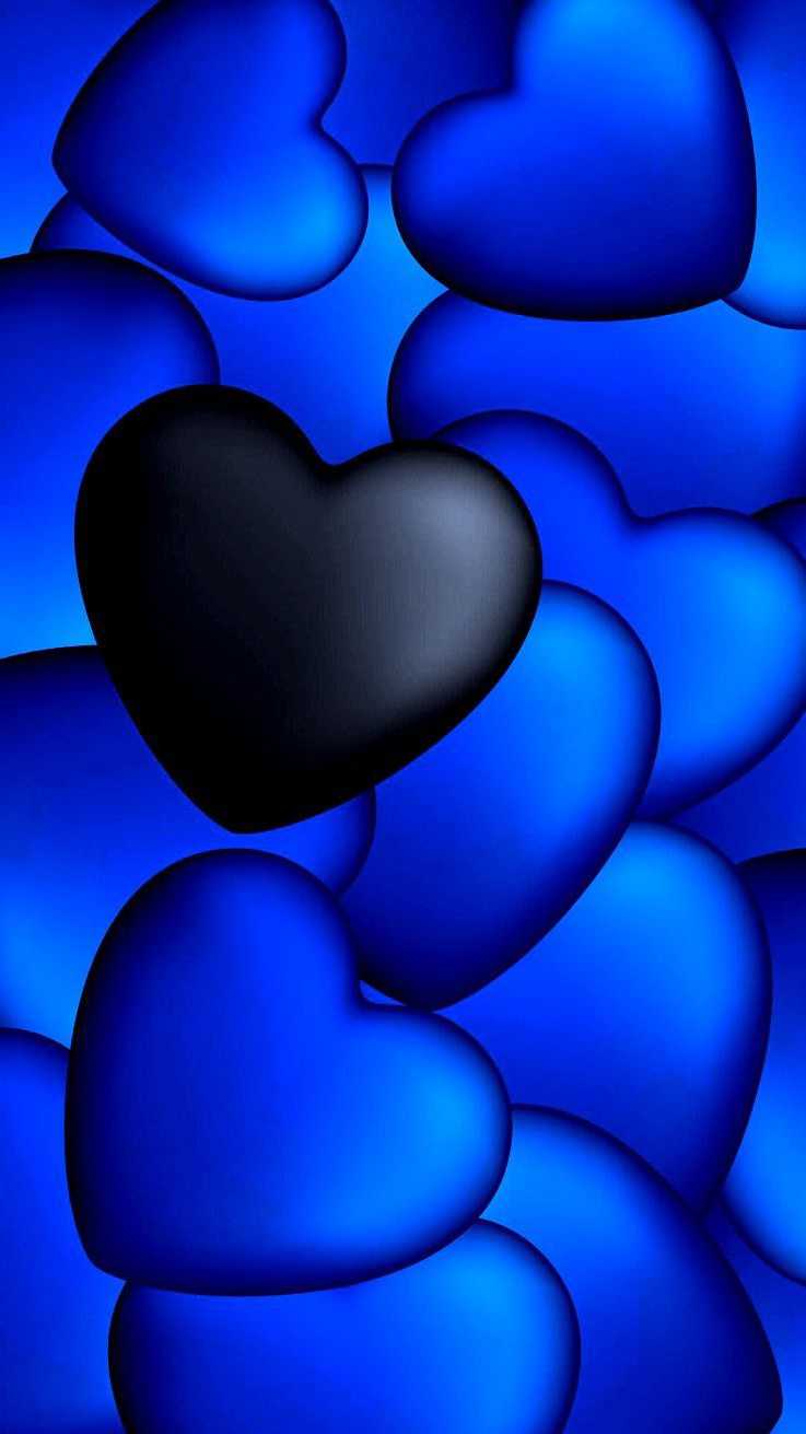 Black and Blue Hearts Wallpapers Top Free Black and Blue Hearts