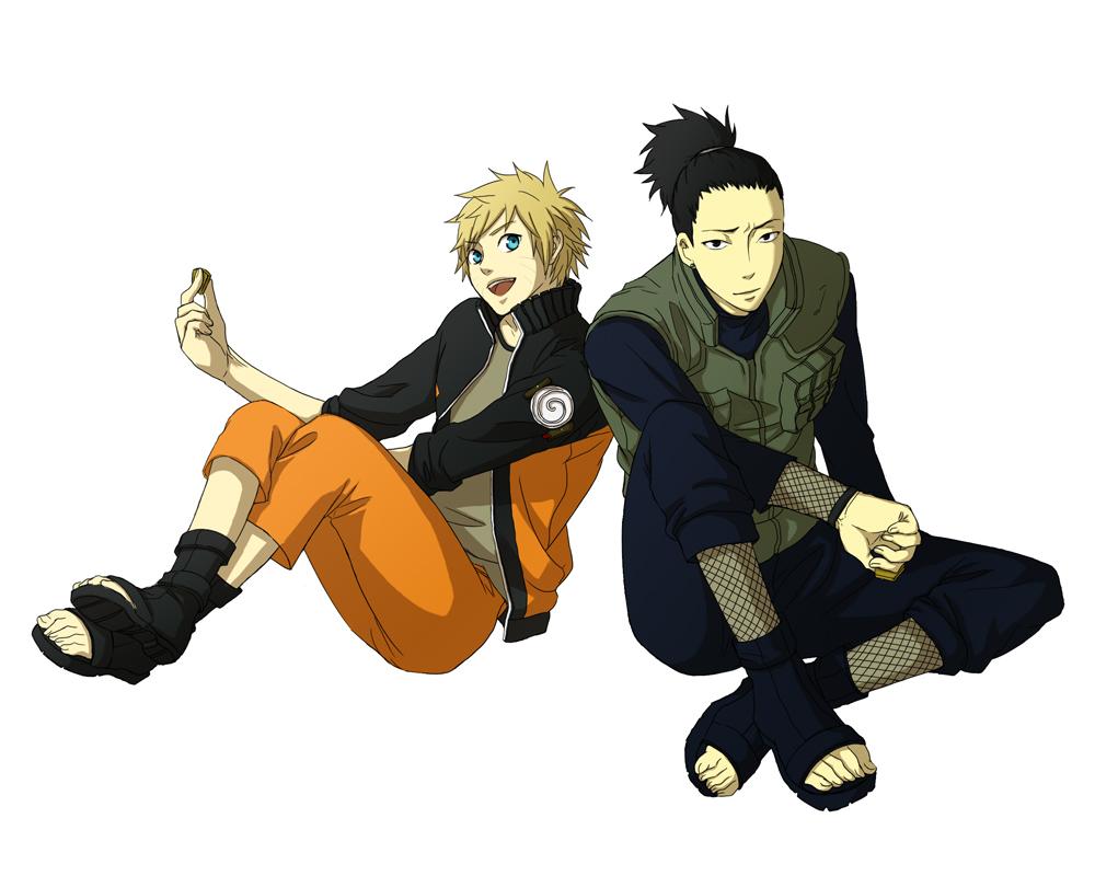 1000x800 Sikamaru and Naruto
