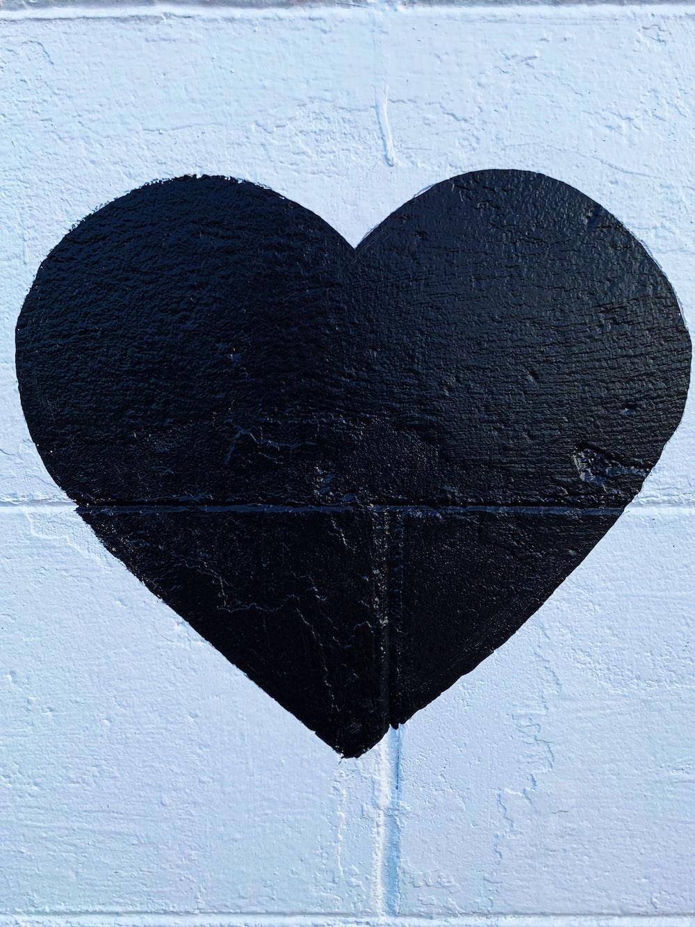 1000x1333 Black Heart Picture. Download Free Image