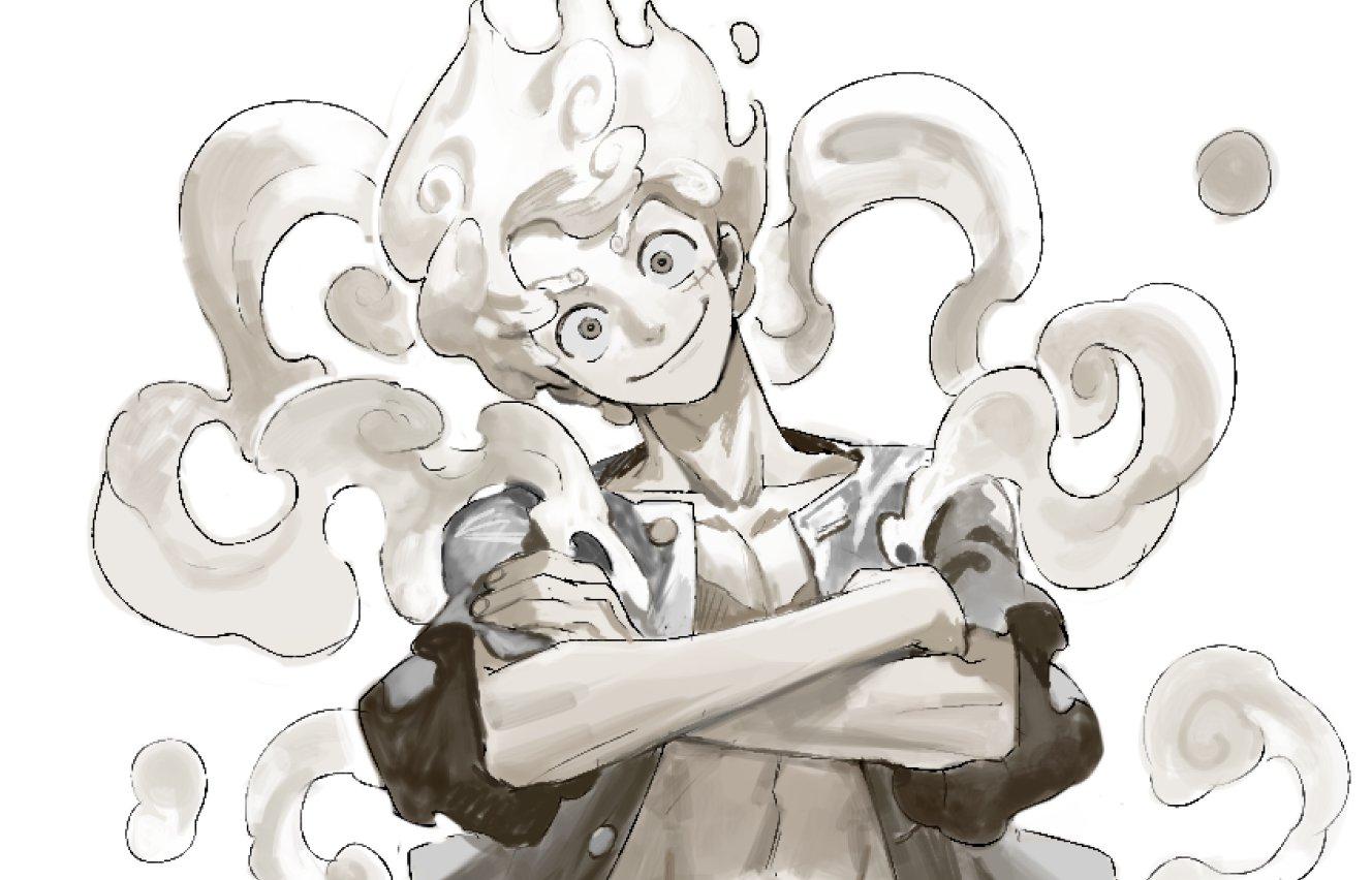 1328x852 Luffy Gear 5 fan art that is really worth checking out