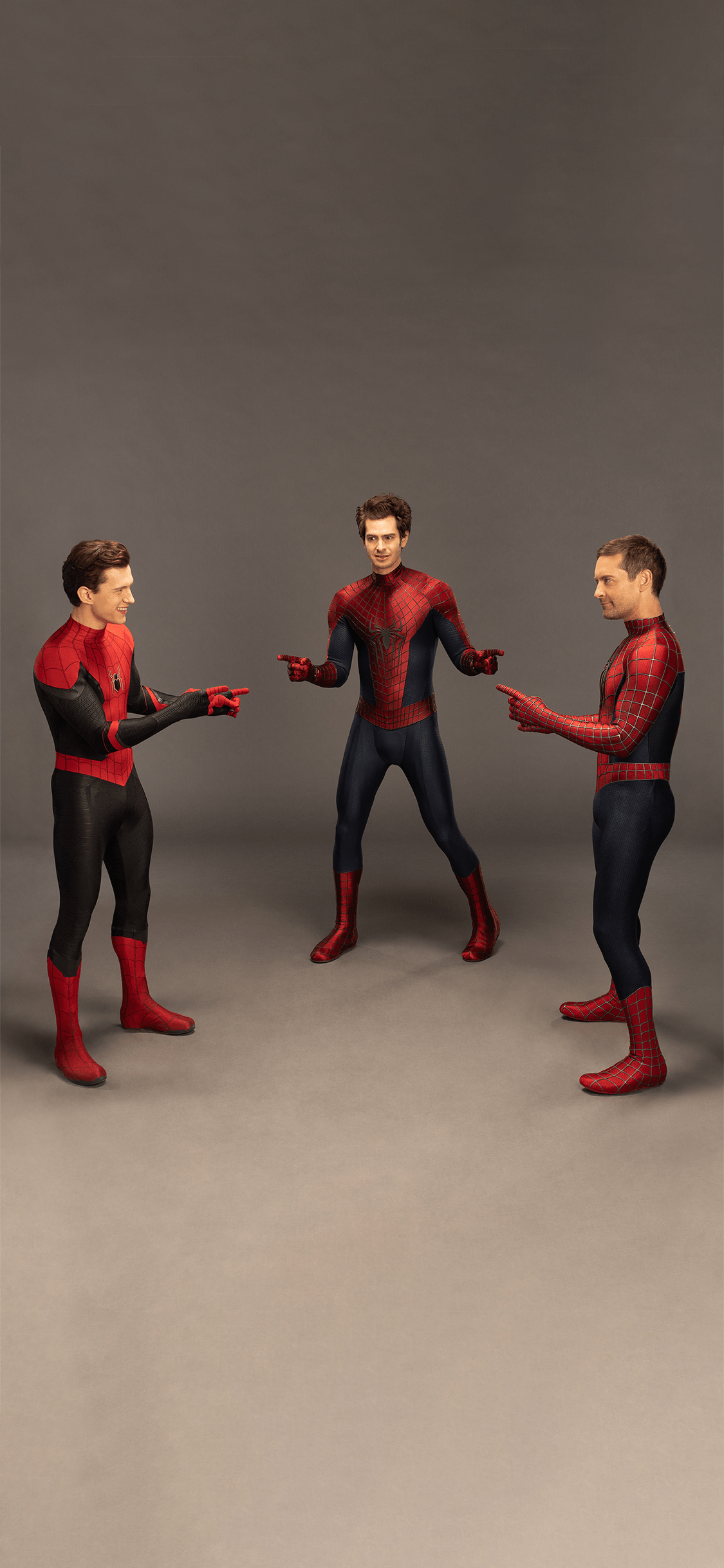 1125x2436 Spider Man: No Way Home Pointing Meme (1125x2436) (Phone Wallpaper)