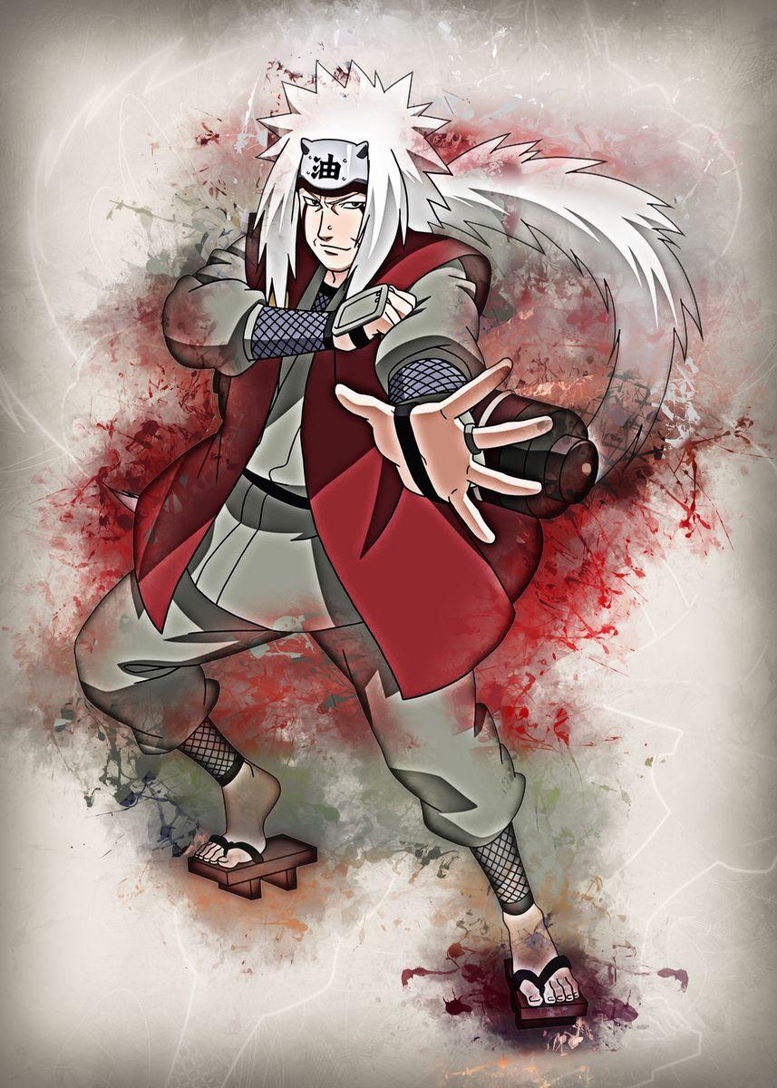 857x1200 jiraiya' Poster