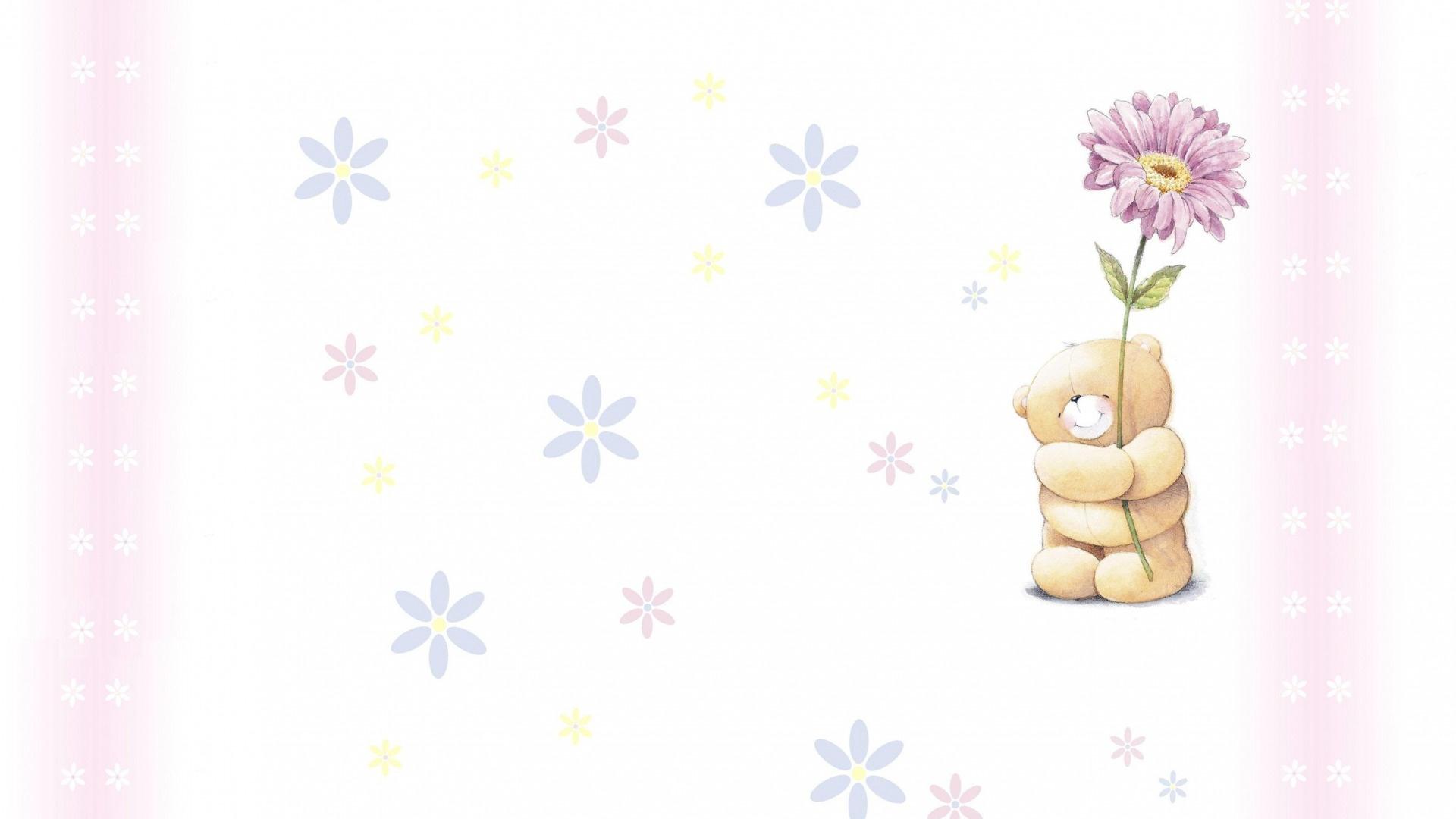 1920x1080 Forever Friends Bear Wallpaper