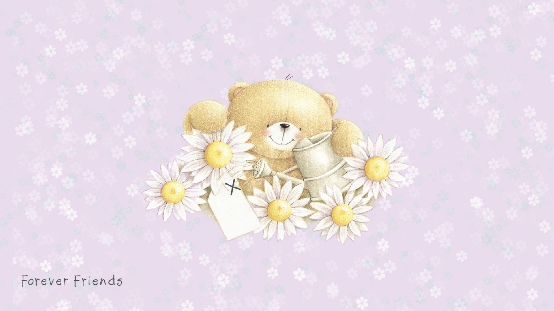 1920x1080 Forever Friends Bear Wallpaper