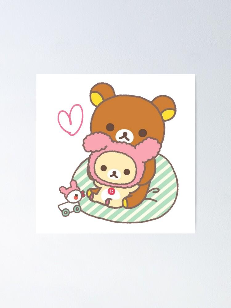 750x1000 Cute rilakkuma and korilakkuma Poster