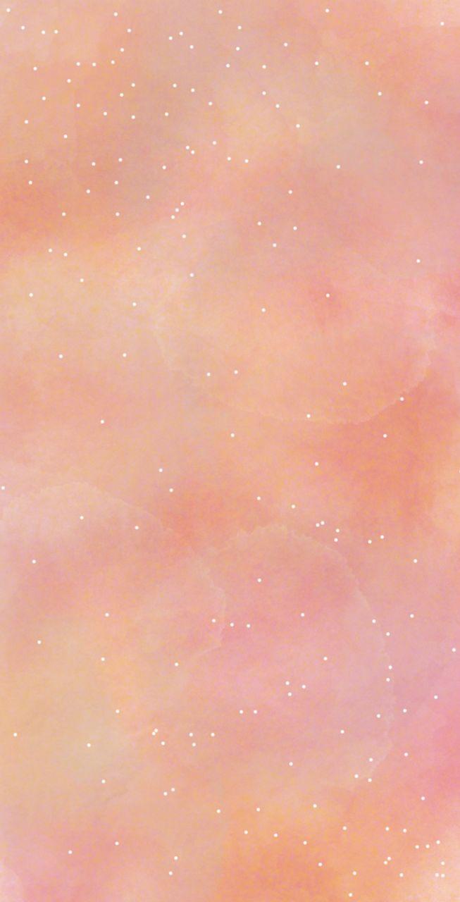 653x1280 wallpaper. Peach wallpaper, Dots wallpaper, Watercolor wallpaper