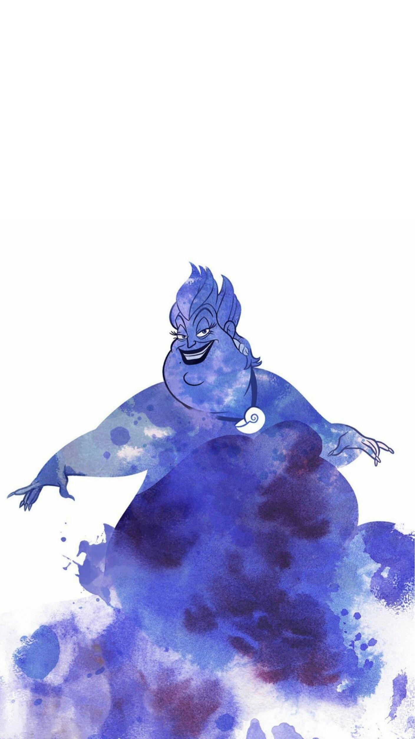 1409x2505 Ursula. Watercolor disney, Walt disney animation studios, Disney screensaver