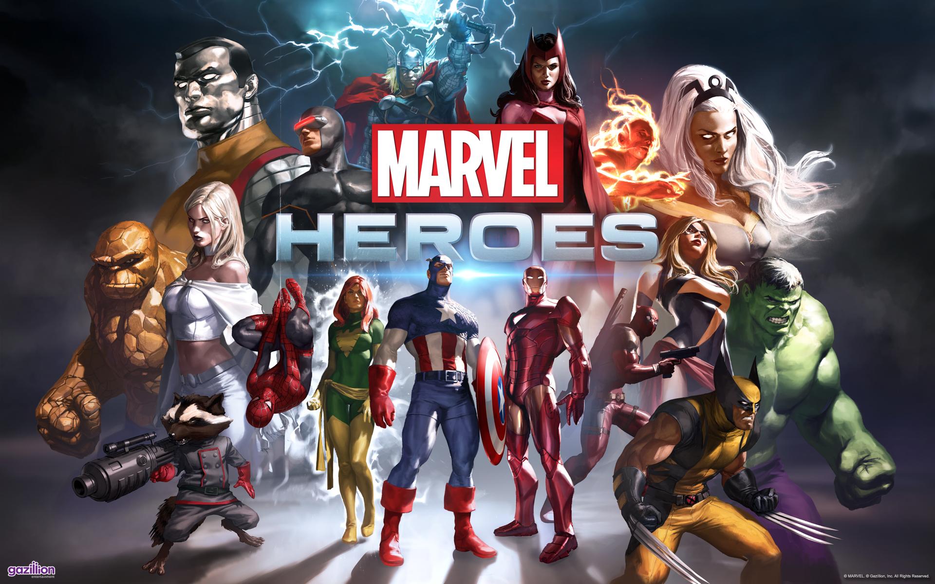 1920x1200 Marvel Heroes Wallpaper 5