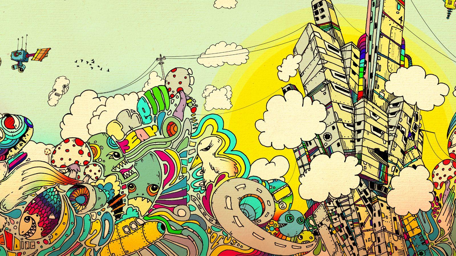 1600x900 Cartoon Art Wallpaper