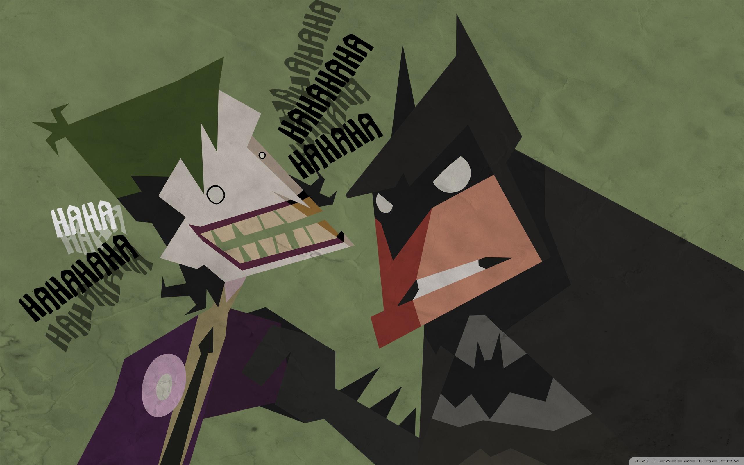 2560x1600 Batman And Joker Cartoon Ultra HD Desktop Background Wallpaper for 4K UHD TV : Tablet