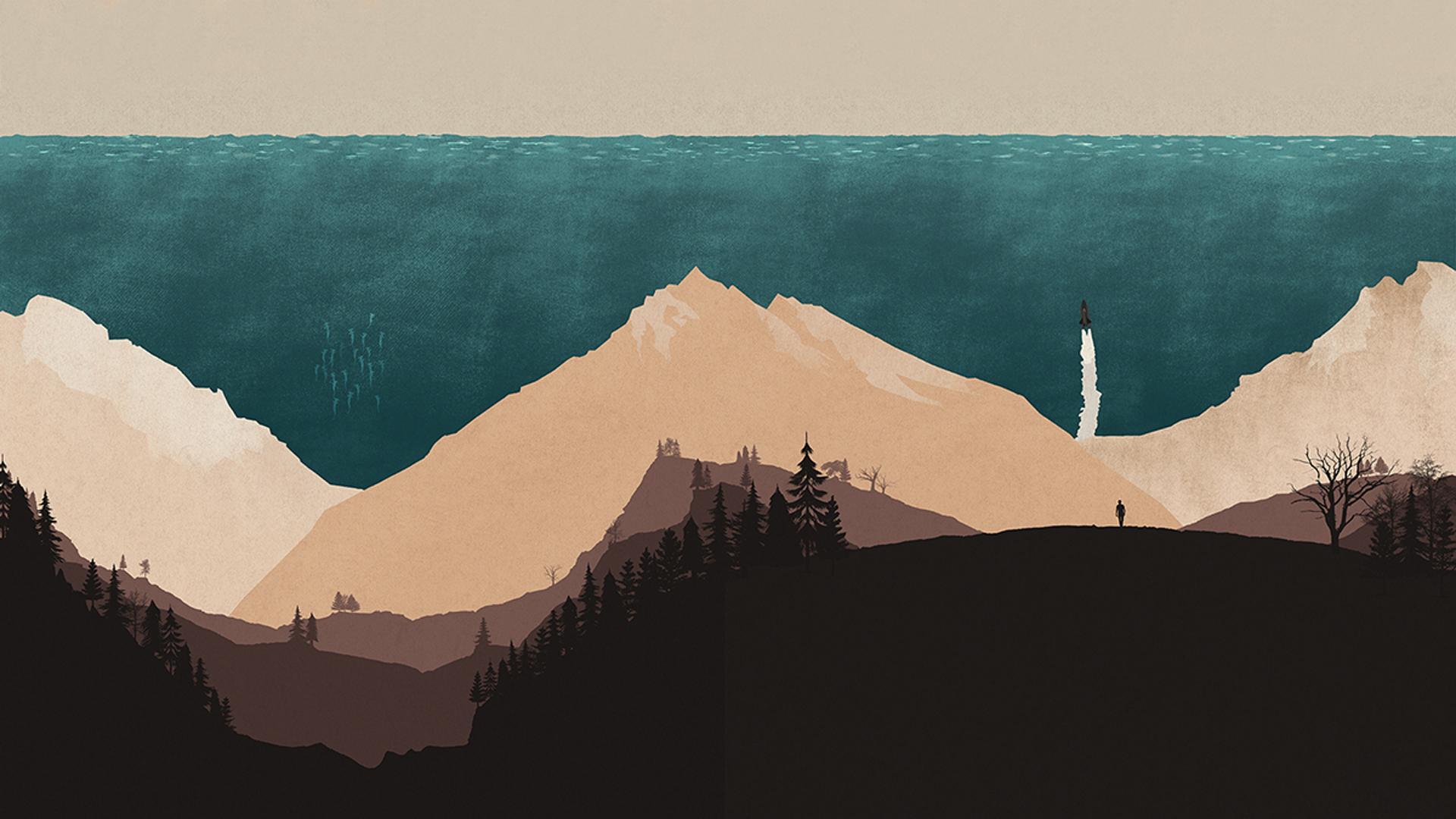 1920x1080 Could someone make this 1920x1080? (album art for Departure Songs by We Lost the Sea)