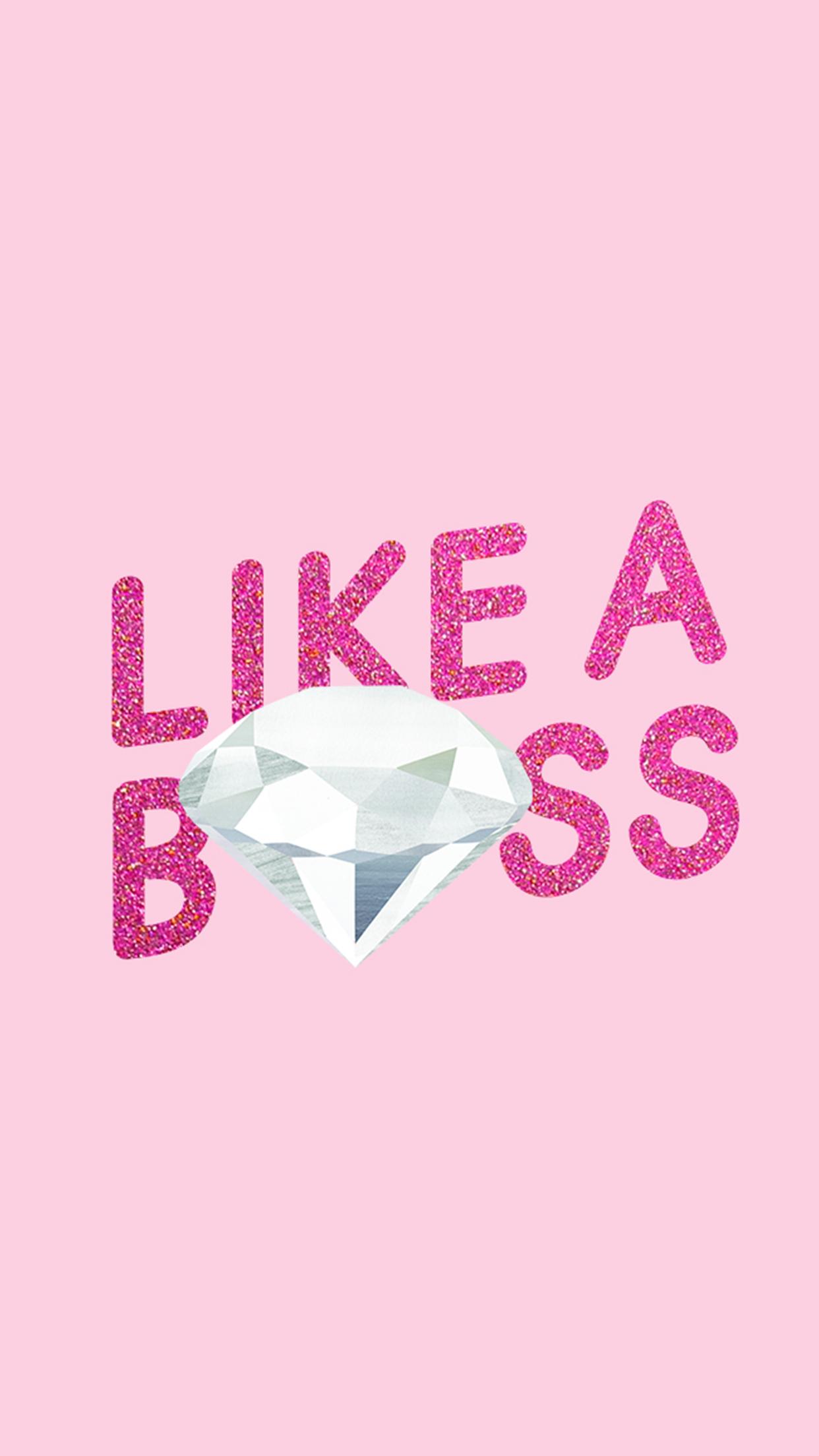 1242x2208 like a boss wallpaper, pink, text, product, logo, font