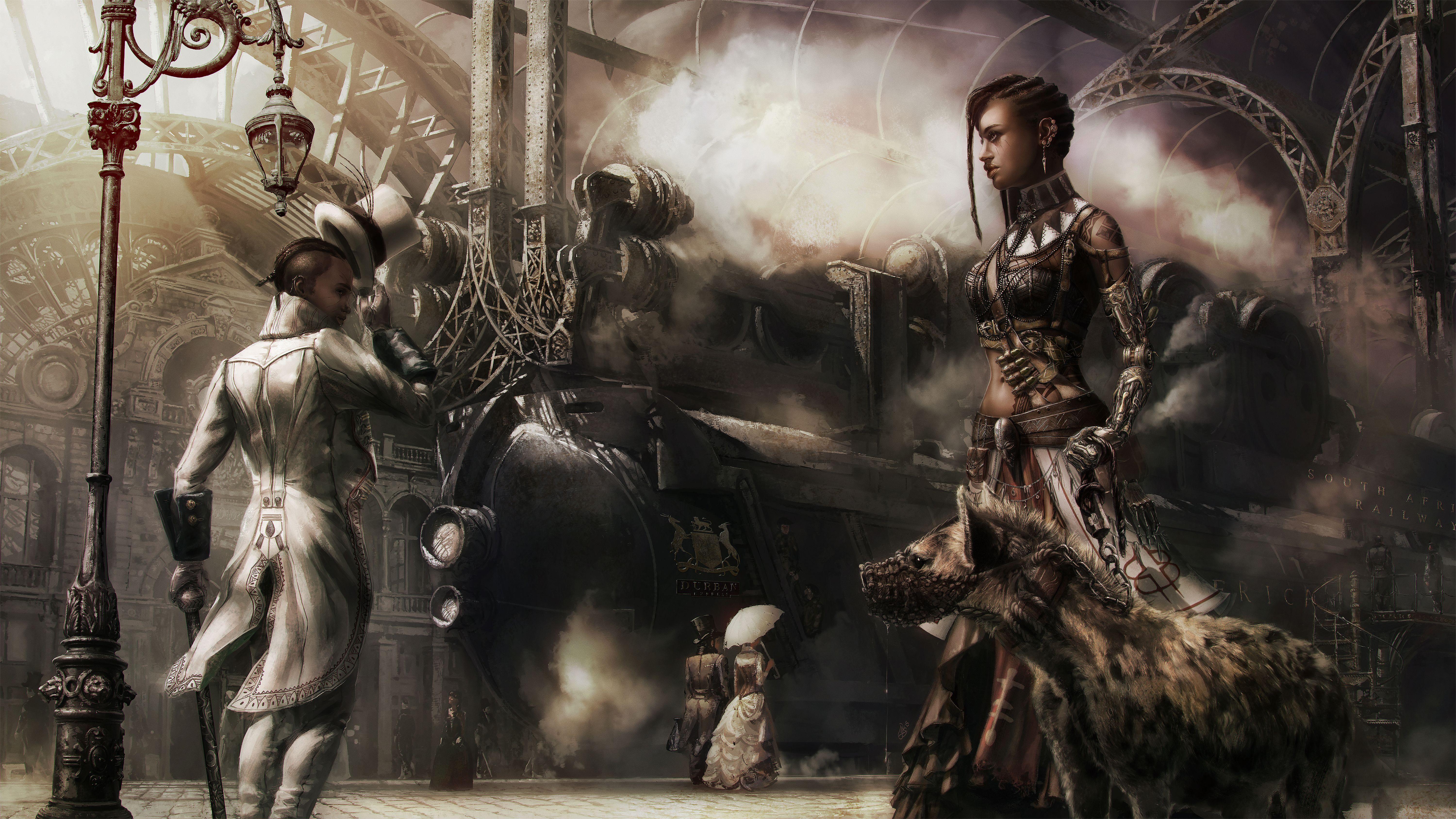 6000x3375 Steampunk Wallpaper