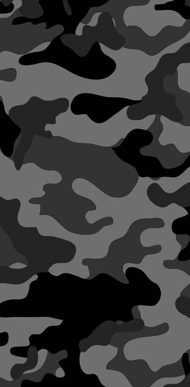 630x1280 Black camo wallpaper