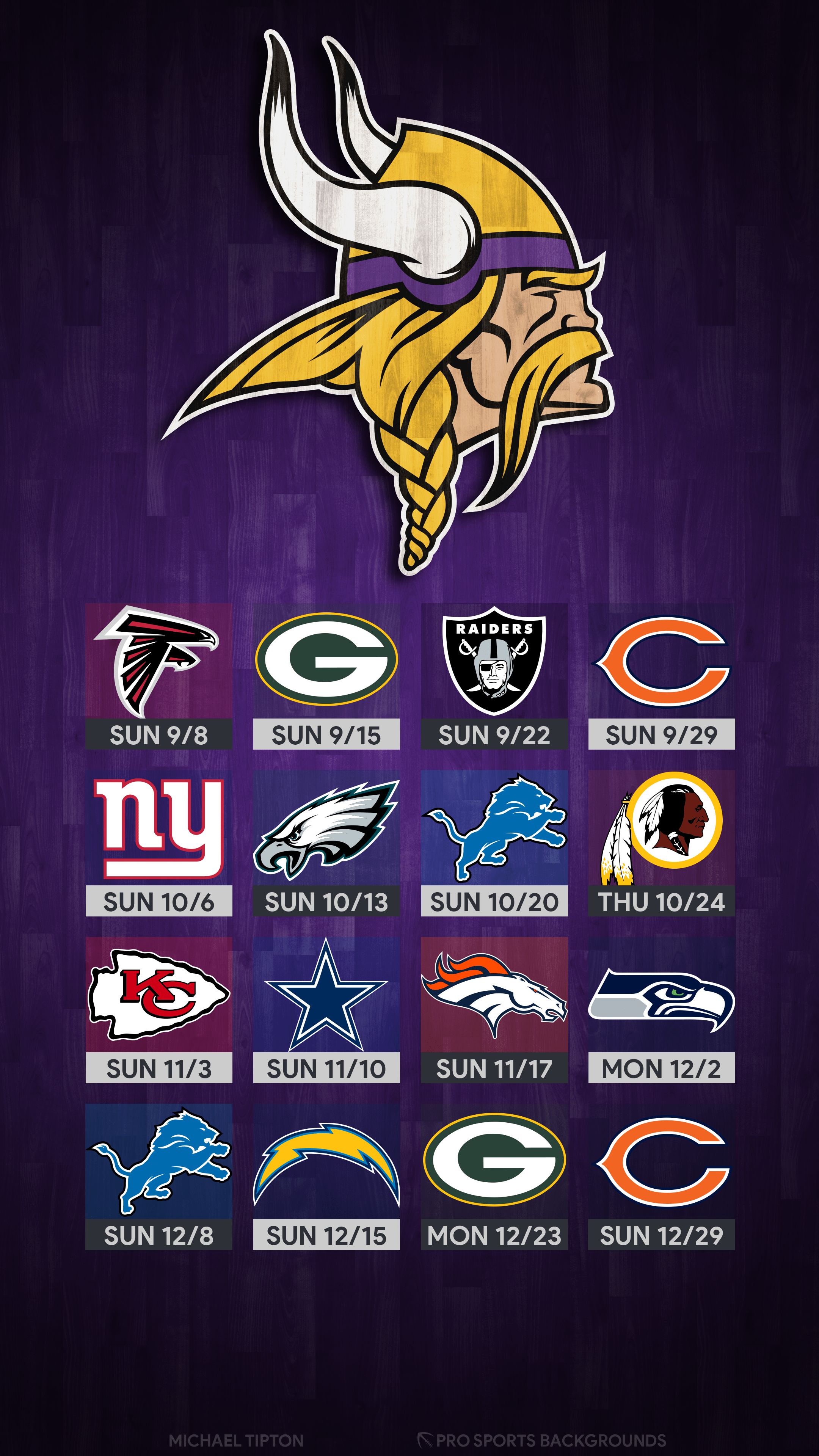 2023 Minnesota Vikings wallpaper – Pro Sports Backgrounds