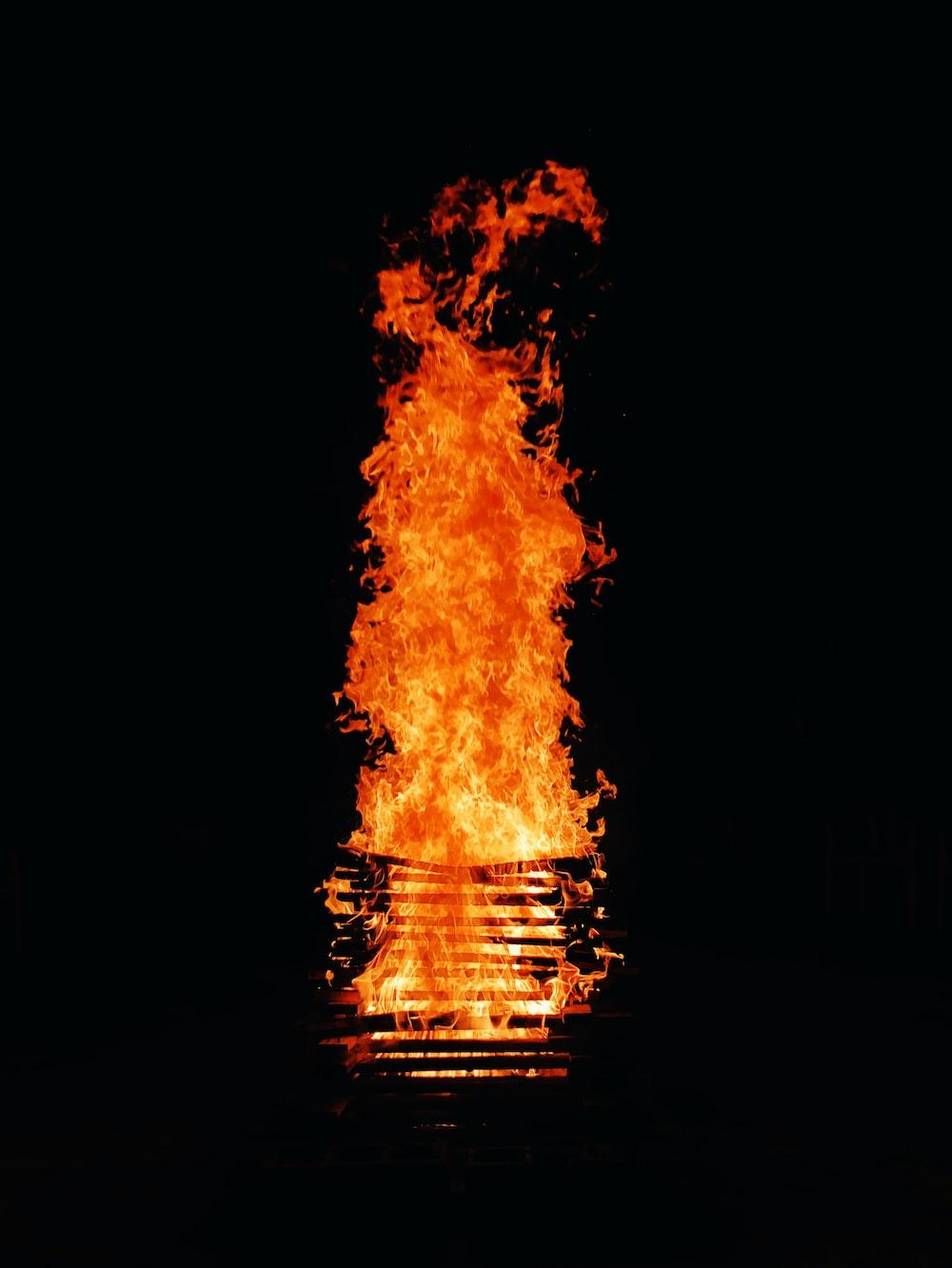 1000x1332 flame at night photo