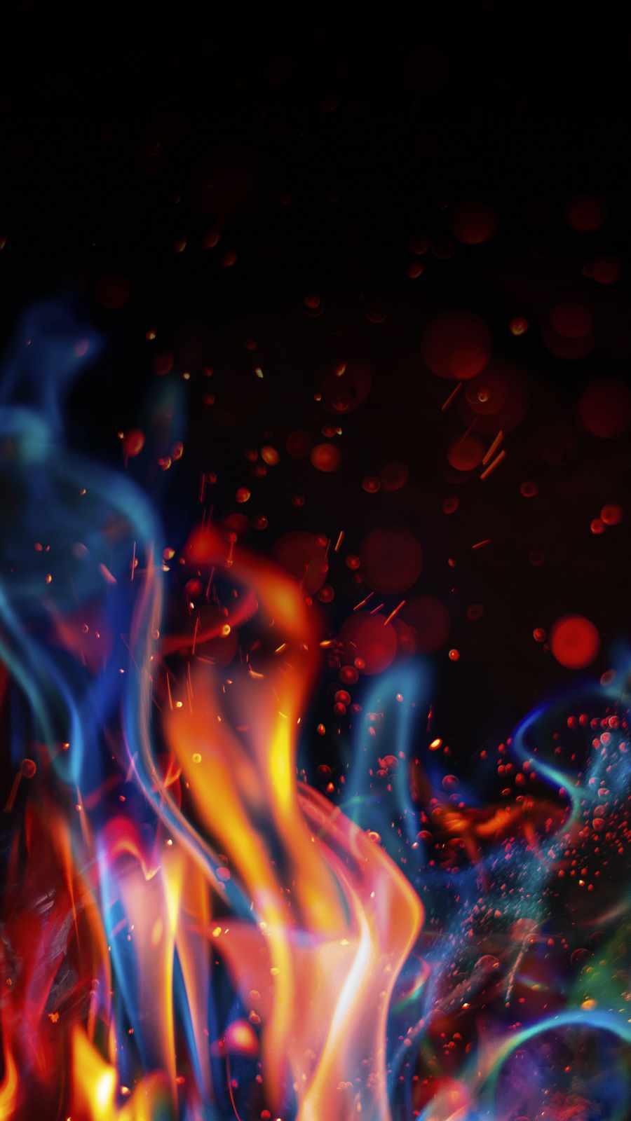 900x1600 Colorful Flame IPhone Wallpaper Wallpaper : iPhone Wallpaper