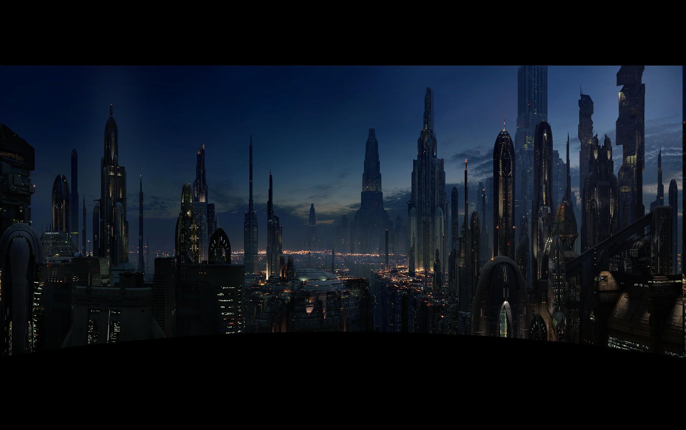 2396x1500 Star Wars, City, Cityscape Wallpaper HD / Desktop and Mobile Background