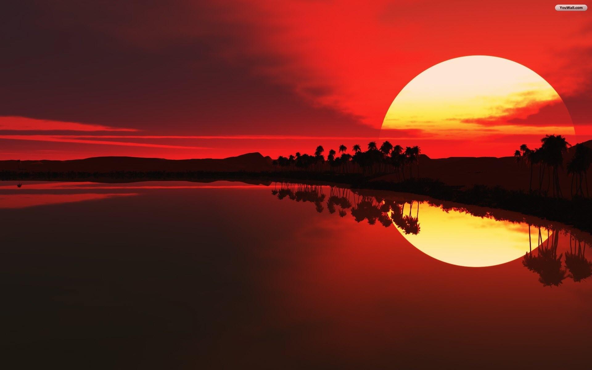 1920x1200 Red Wallpaper for Desktop