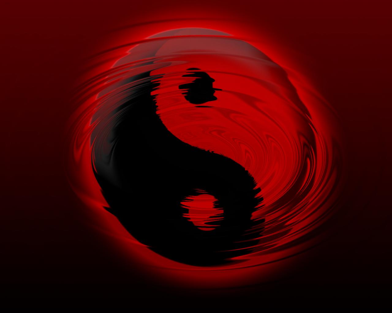 1280x1024 Free download Wallpaper 100 Yin Yang Ripple Red and Black Wallpaper [1600x1200] for your Desktop, Mobile & Tablet. Explore Black and Red Wallpaper. Red Wallpaper Background, Black and White