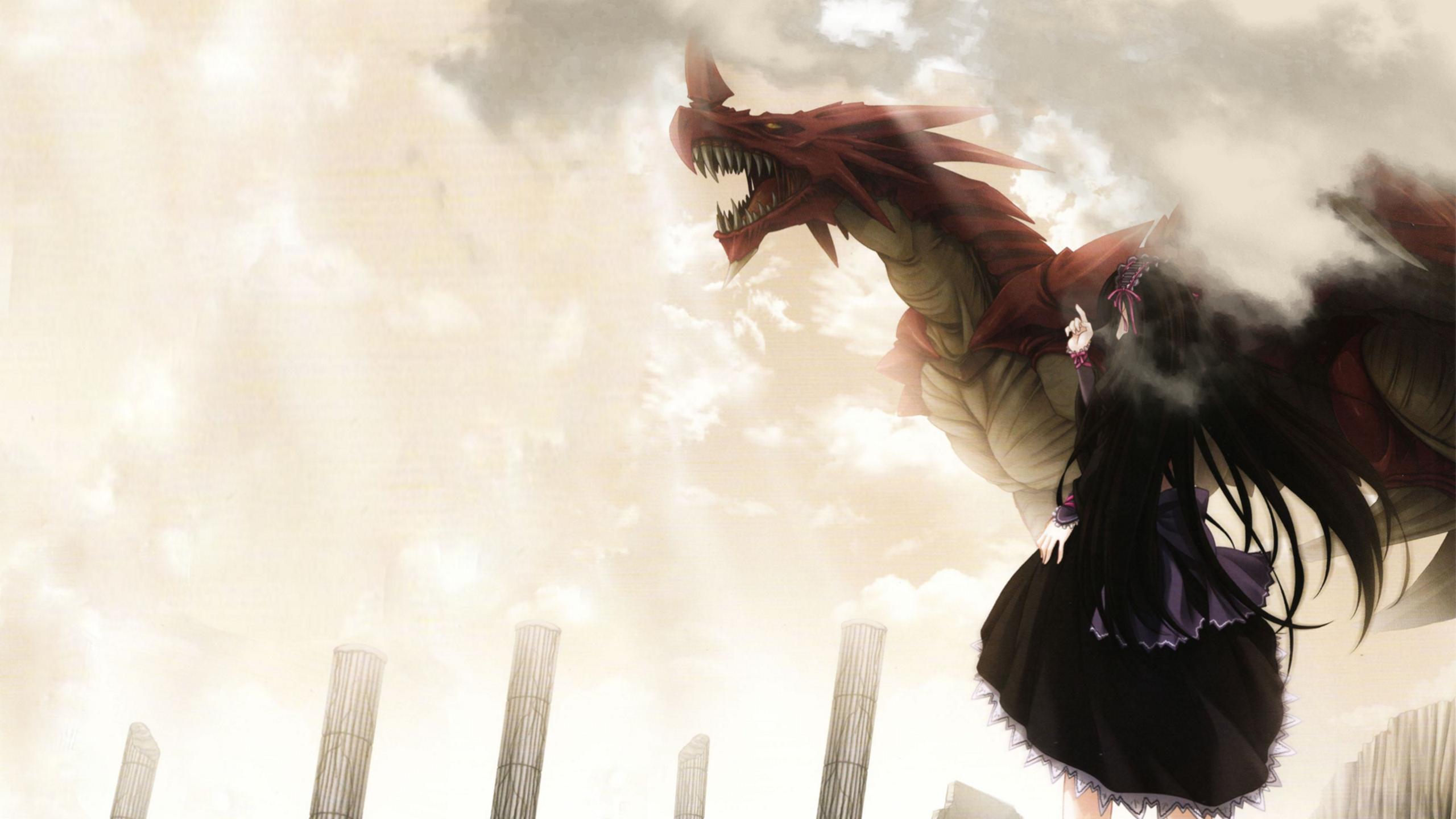 2560x1440 Great Red (High School DxD) HD Wallpaper and Background