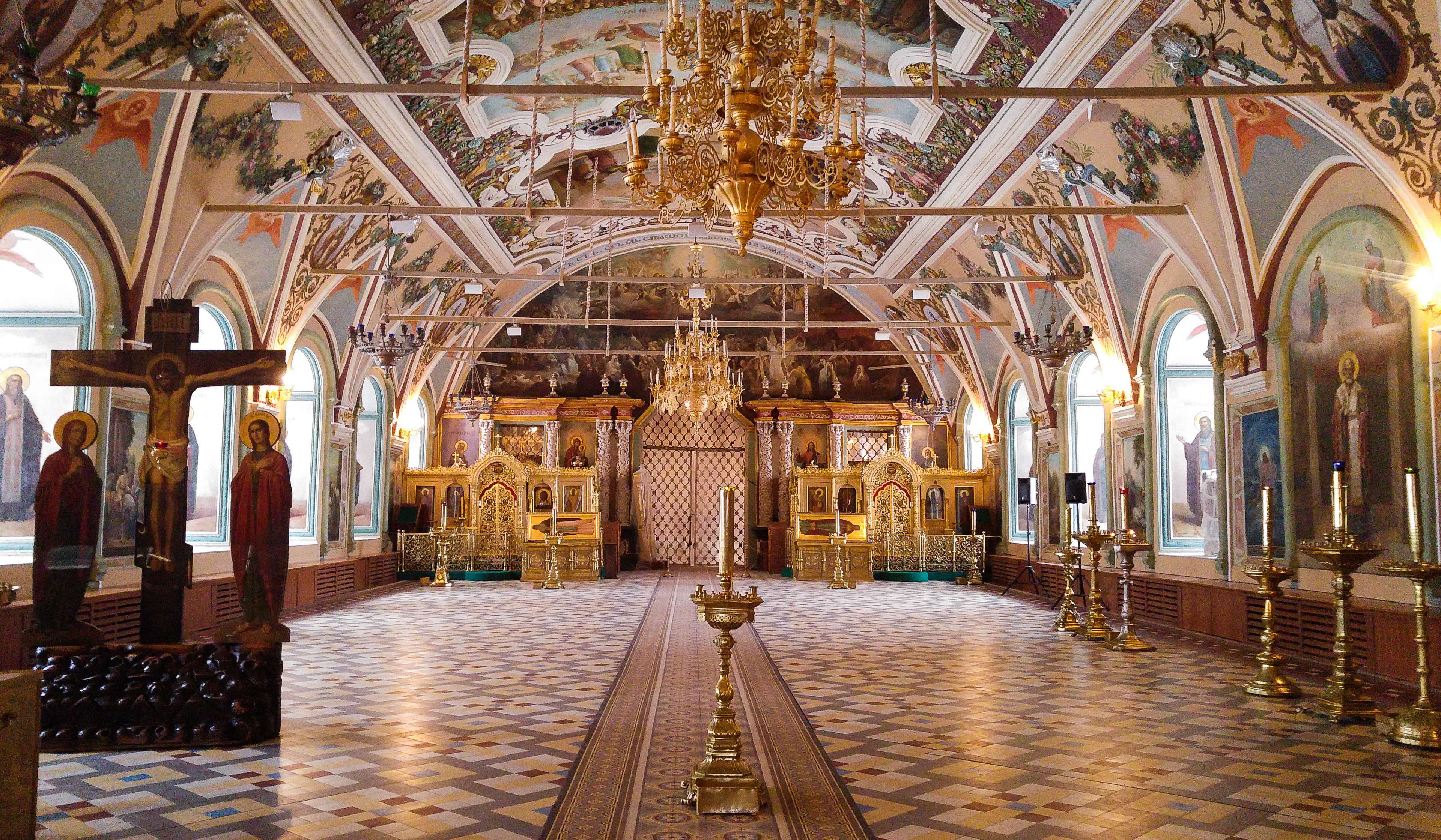 3840x2239 church, monastery, orthodox, russia, sergiev posad 4k wallpaper