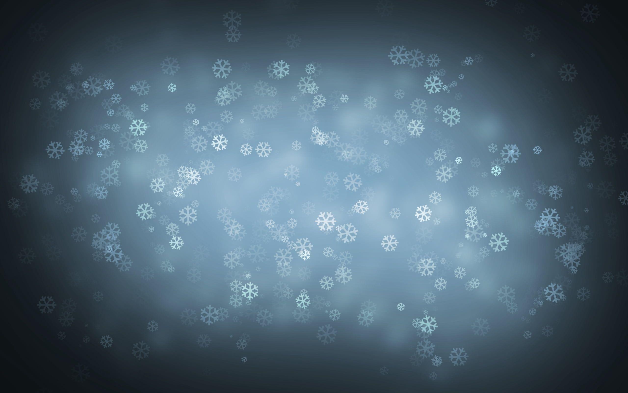 2560x1600 snowflakes #snow #snowflake #style #winter #background #glare K #wallpaper #hdwallpaper #desktop. Winter background, Background, Snowflake wallpaper