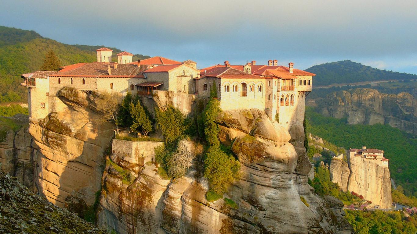 1366x768 Free download Orthodox Monastery Of The Holy Trinity Meteora Near The Town Of [1366x768] for your Desktop, Mobile & Tablet. Explore Kalambaka Wallpaper