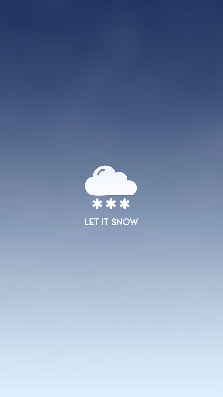 736x1309 Winter Simple Wallpaper